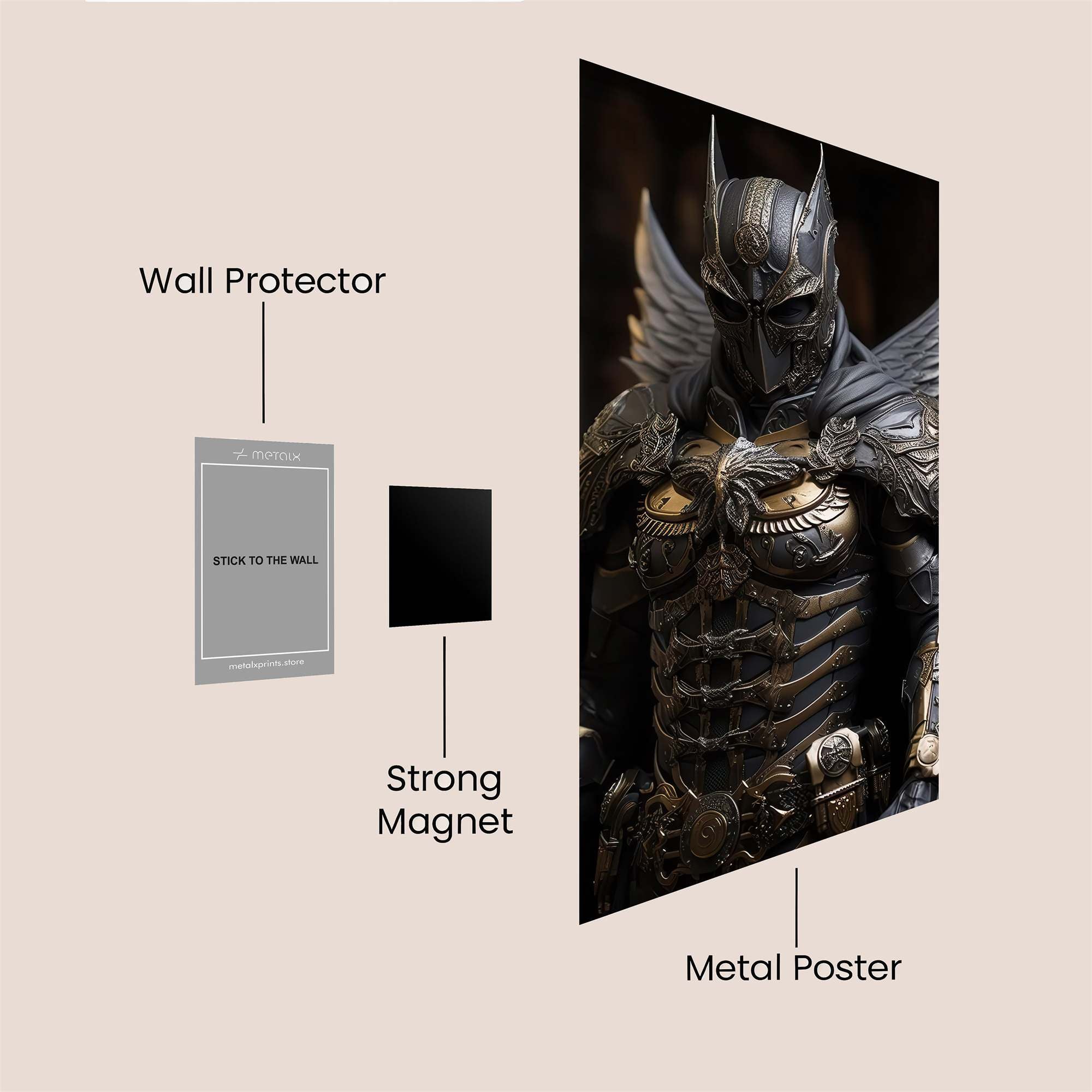 Knight Majestic Safe Wall Magnetic / M