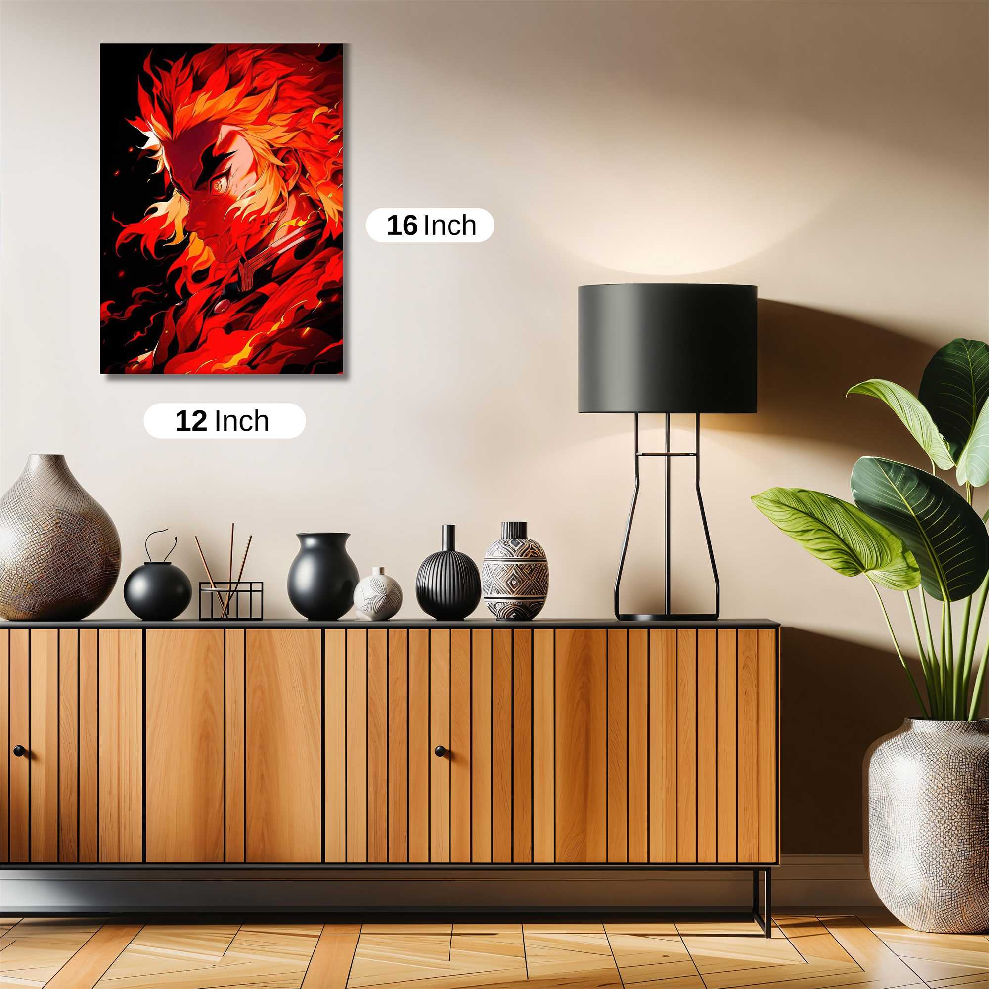 Rengoku Fiery Safe Wall Magnetic / M