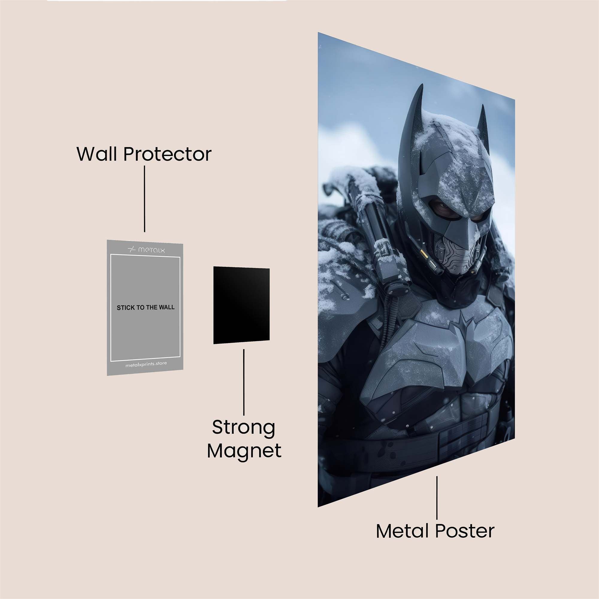 Batman Frost Safe Wall Magnetic / M