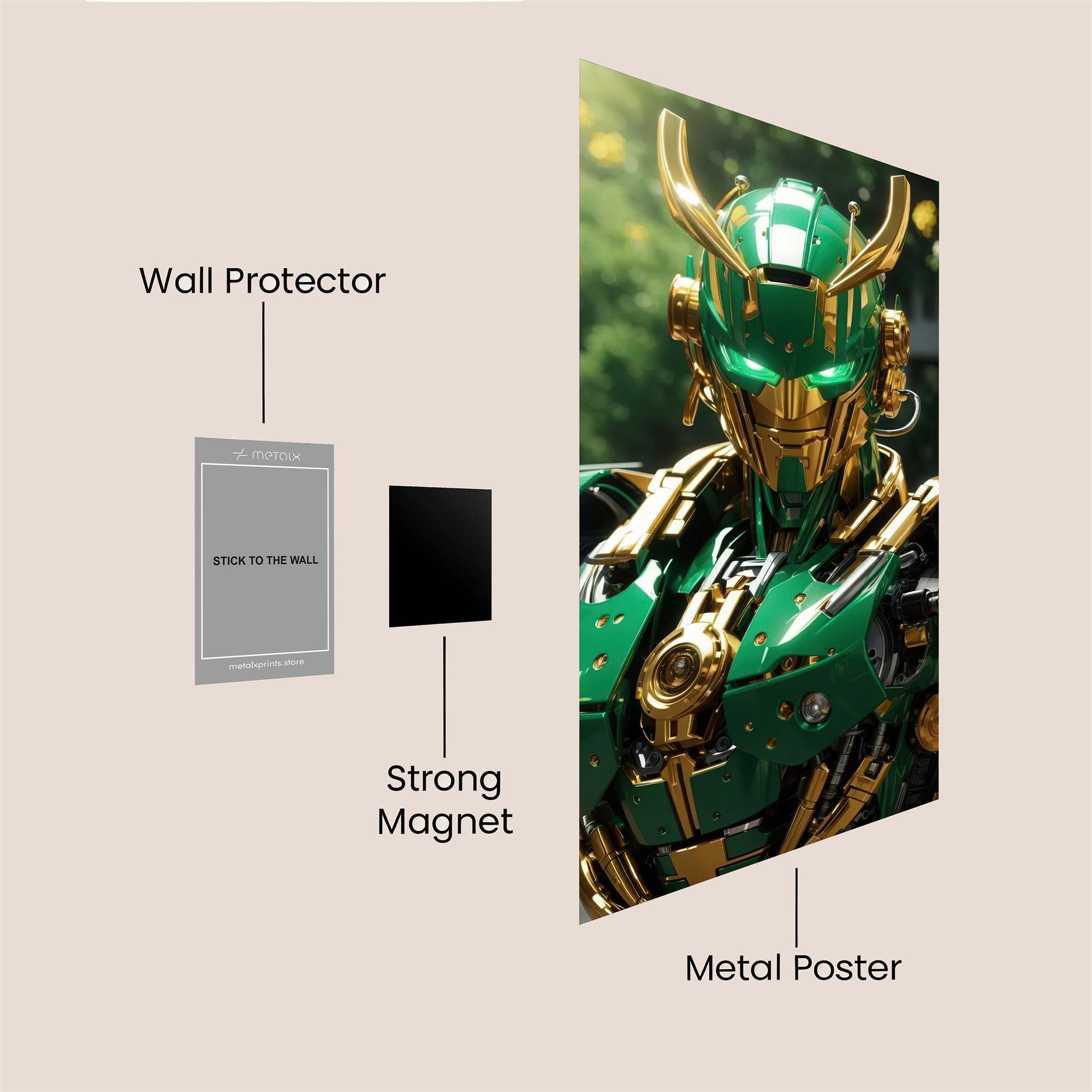 Emerald Sentinel Safe Wall Magnetic / M