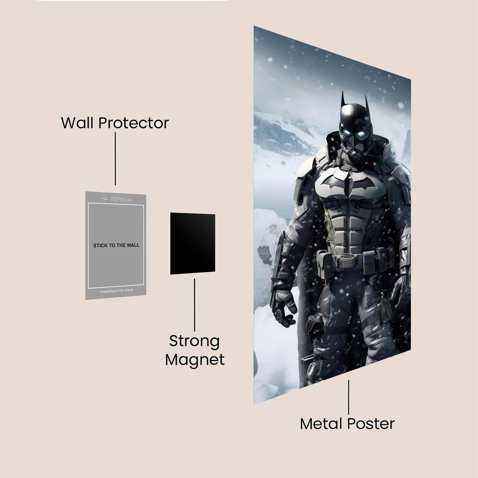 Batman Frosty Safe Wall Magnetic / M