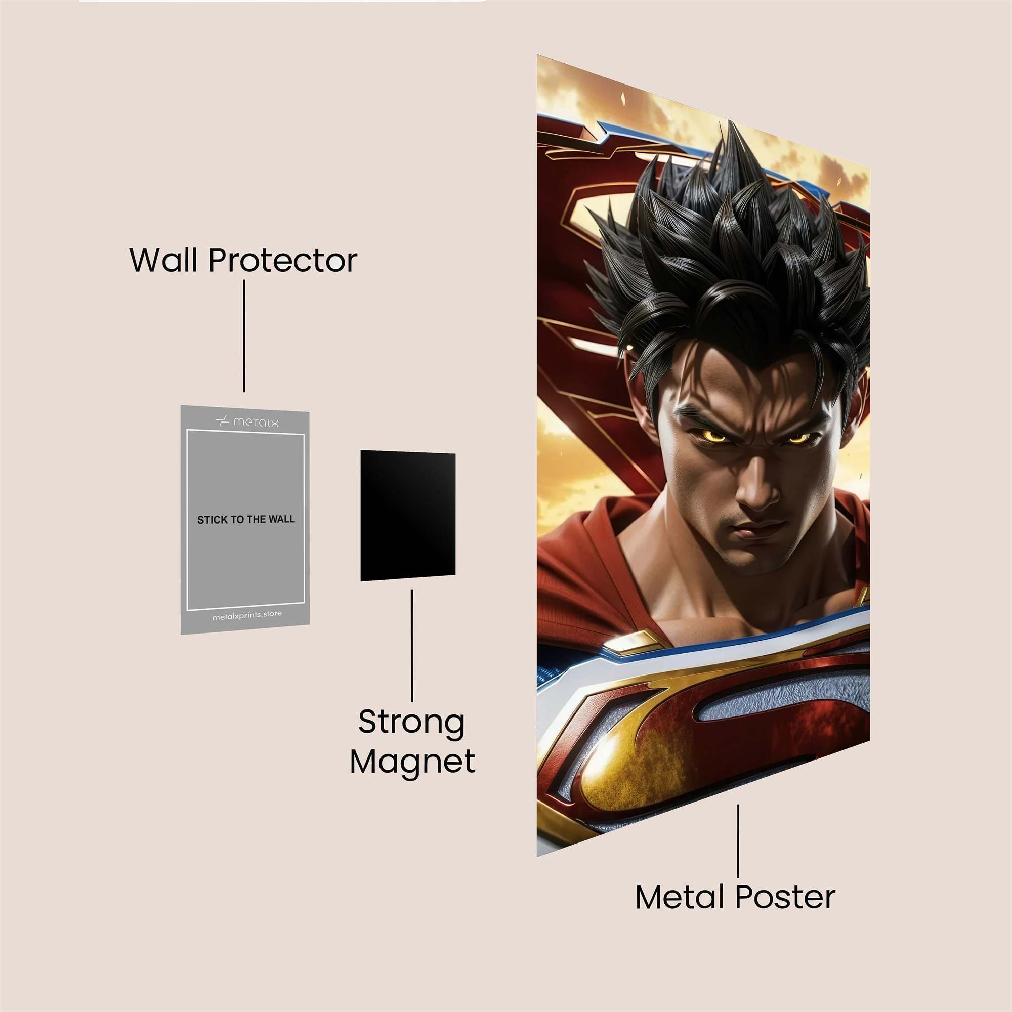 Superman Resolute Safe Wall Magnetic / M