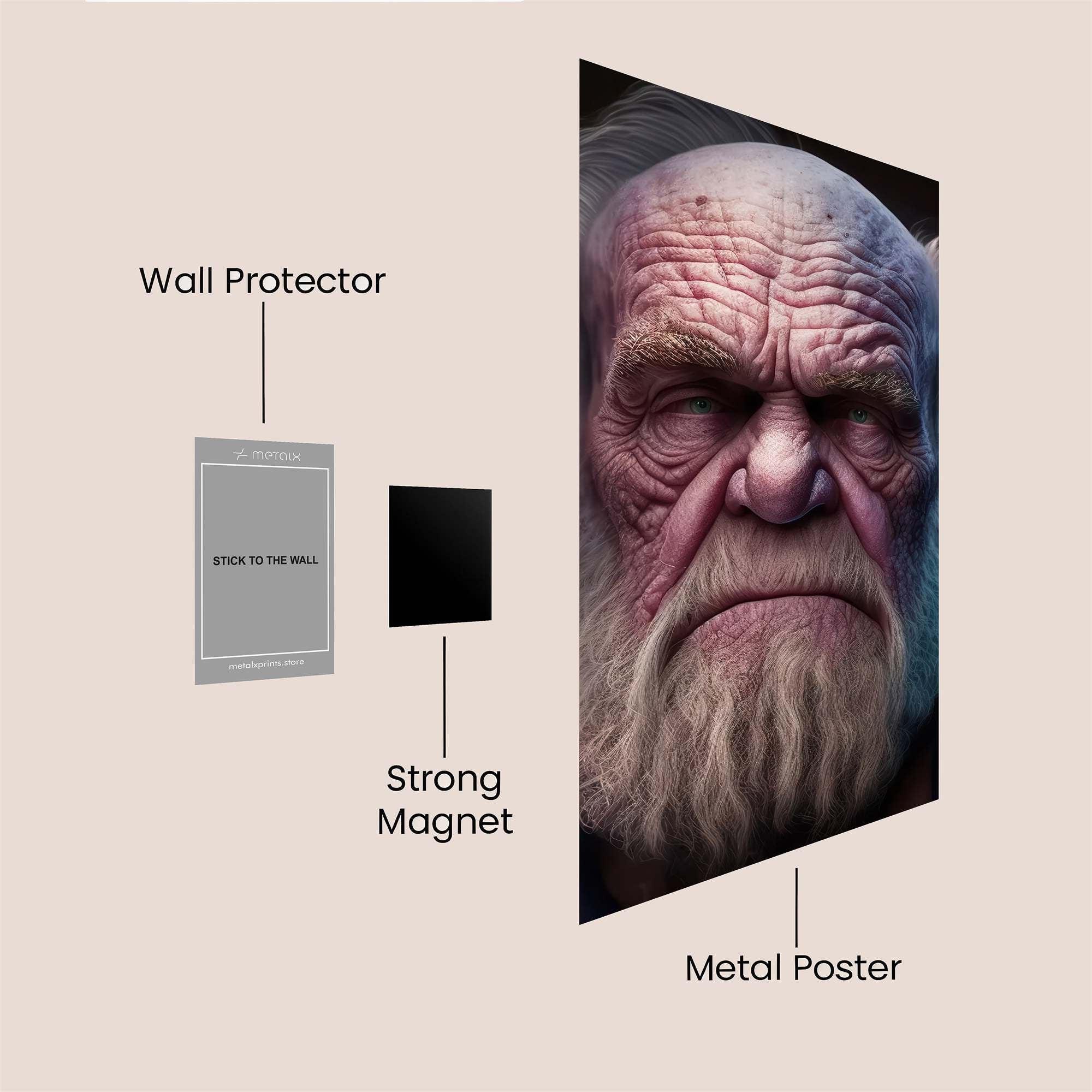 Ancient Regret Safe Wall Magnetic / M