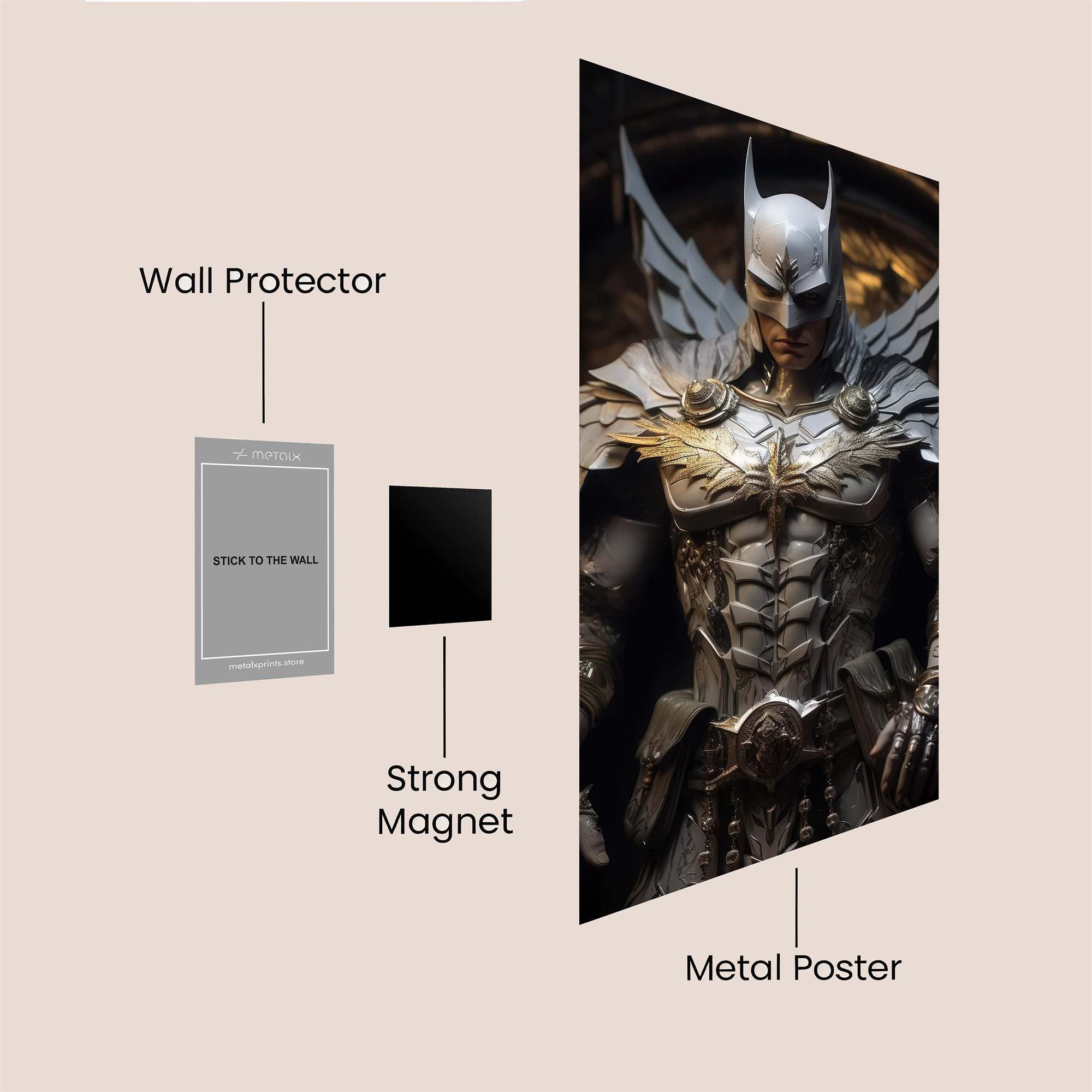 Knightly Valor Safe Wall Magnetic / M