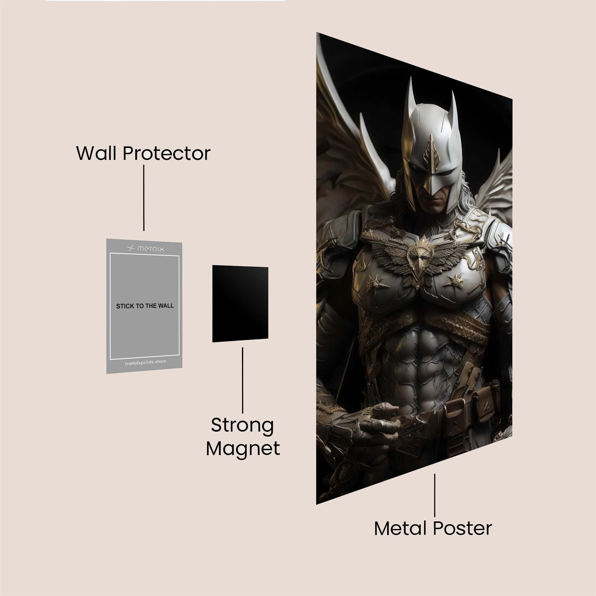Batman Divine Safe Wall Magnetic / M