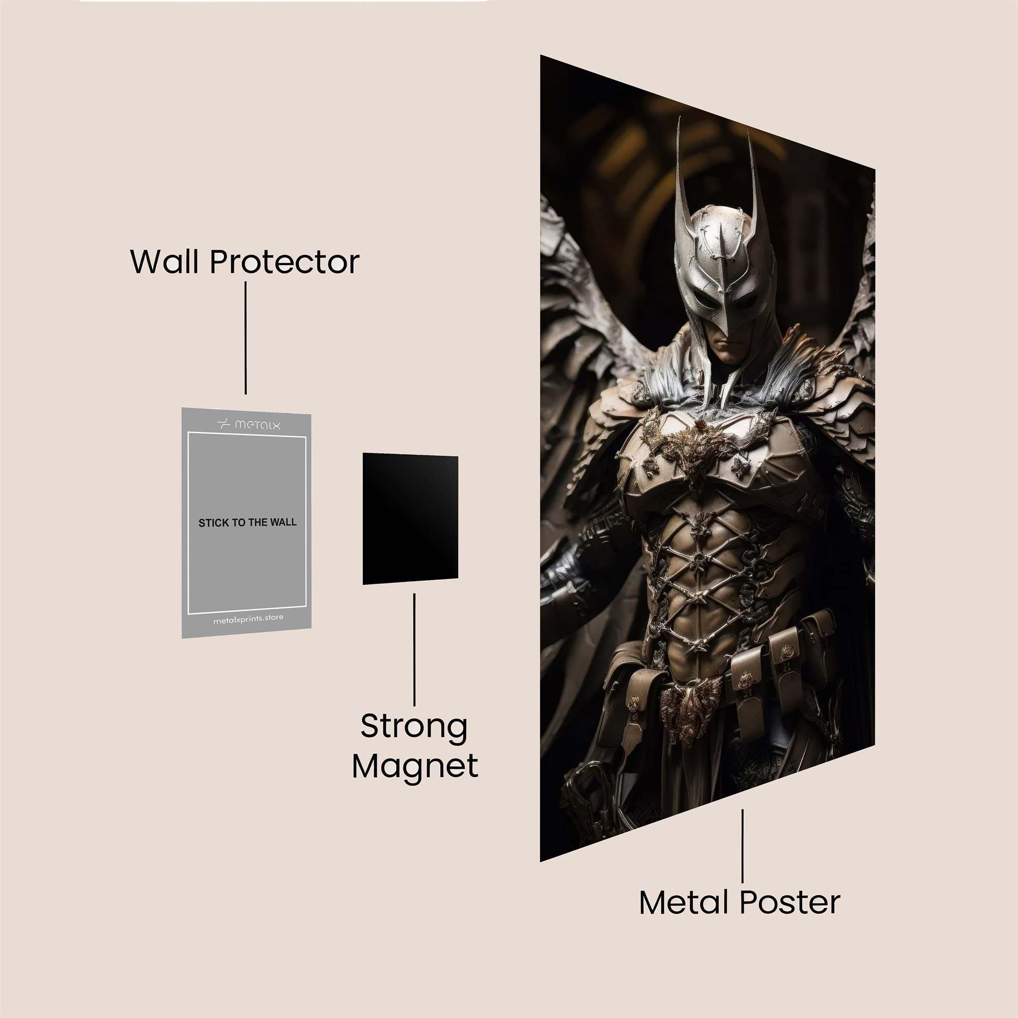 Angel Batman Safe Wall Magnetic / M