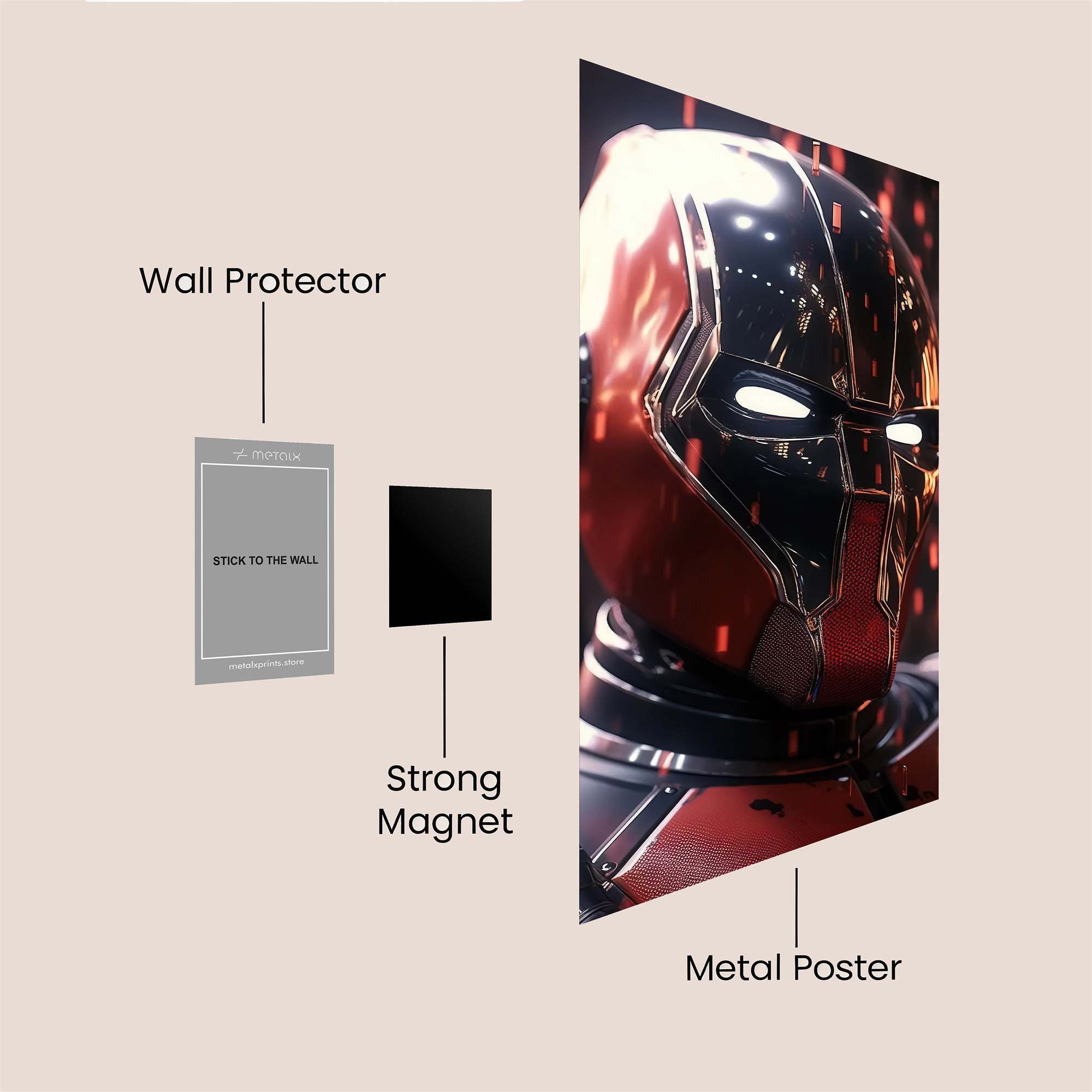 Deadpool Intense Safe Wall Magnetic / M