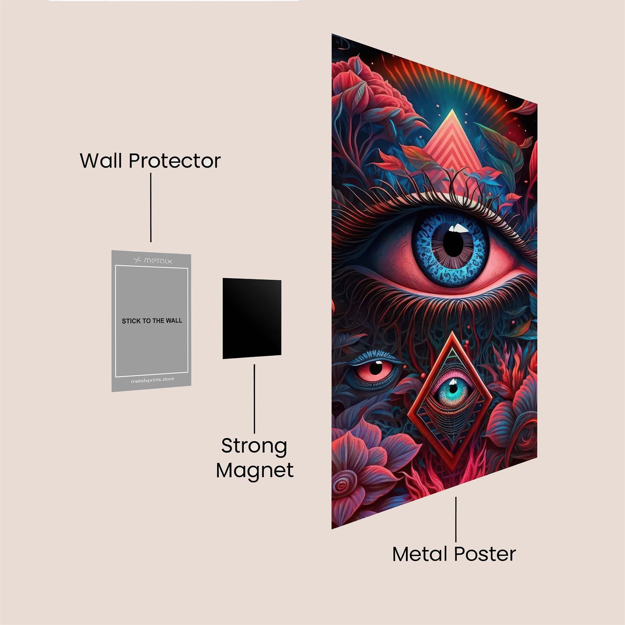 Eye Enigma Safe Wall Magnetic / M