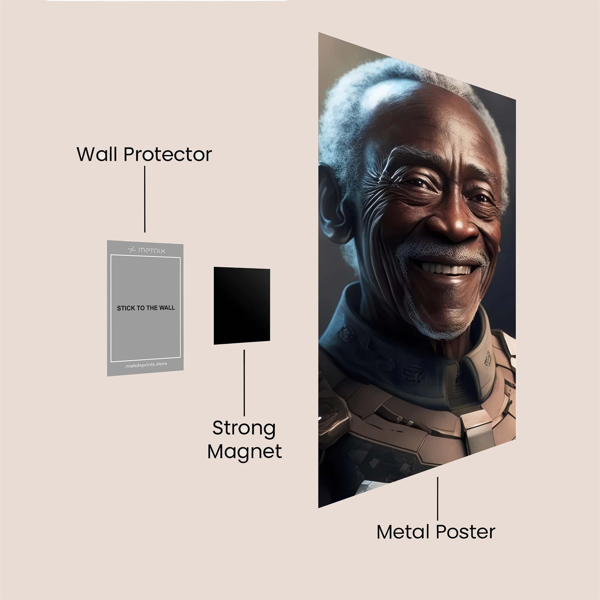 Freeman Radiant Safe Wall Magnetic / M