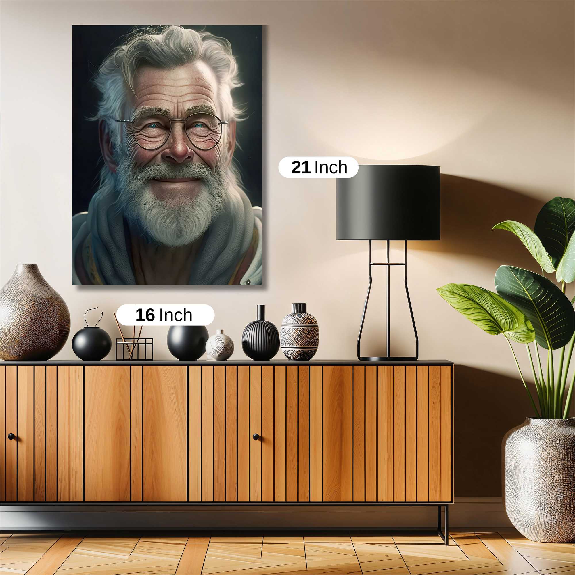 Santa Serene Safe Wall Magnetic / M