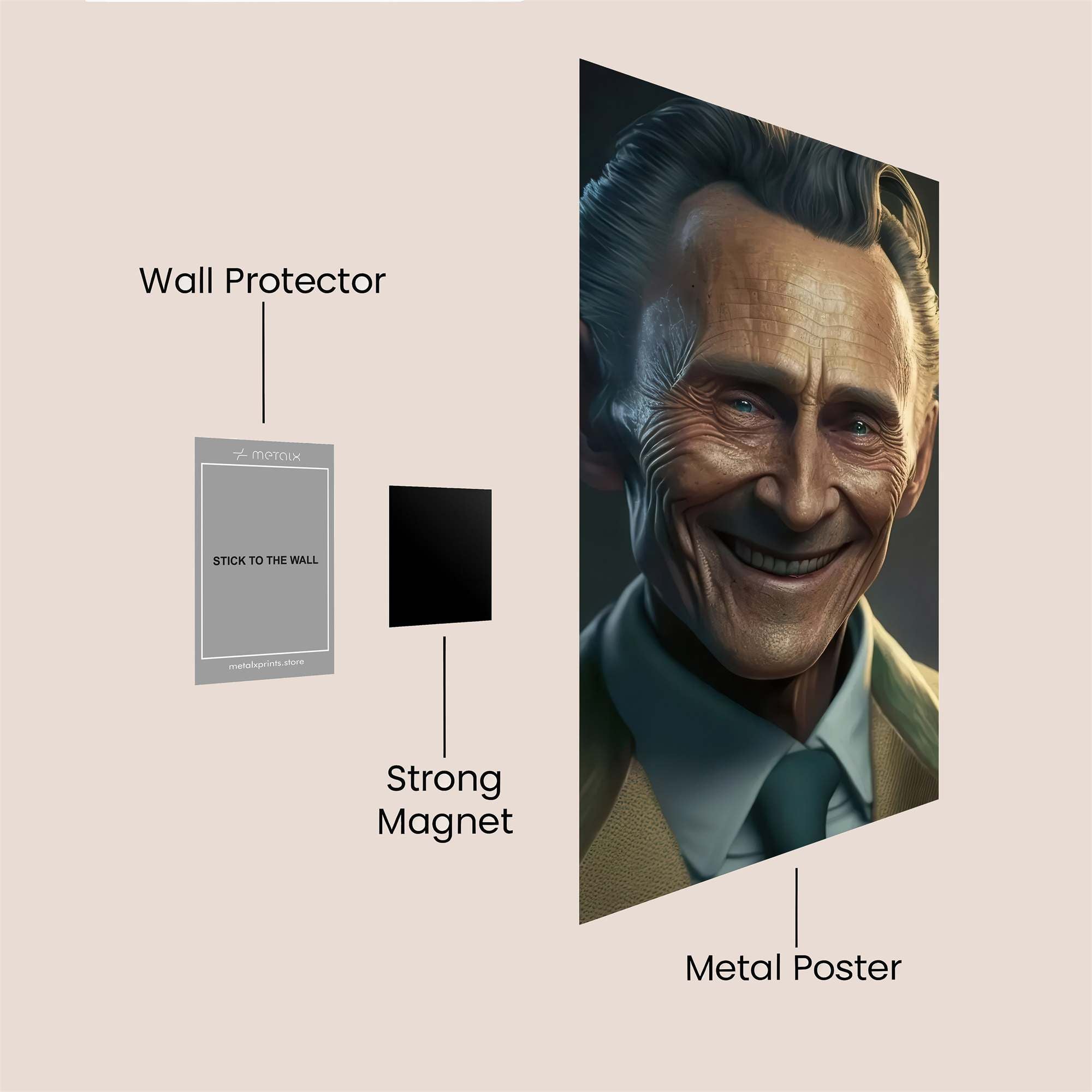 Sherlock Enigmatic Safe Wall Magnetic / M