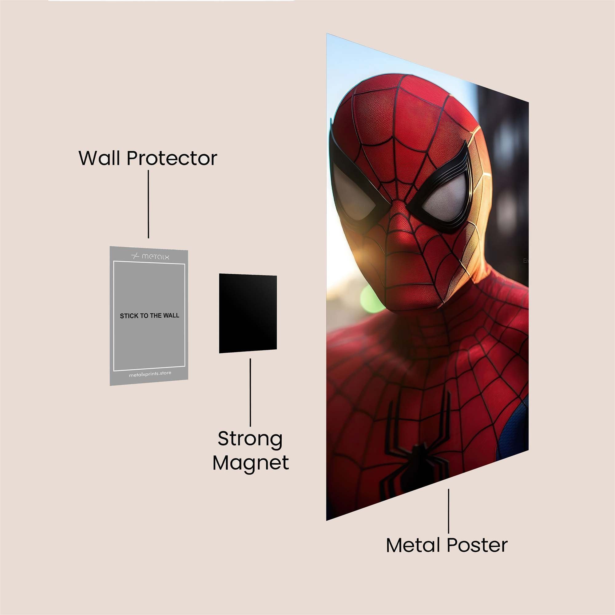Spider Serene Safe Wall Magnetic / M