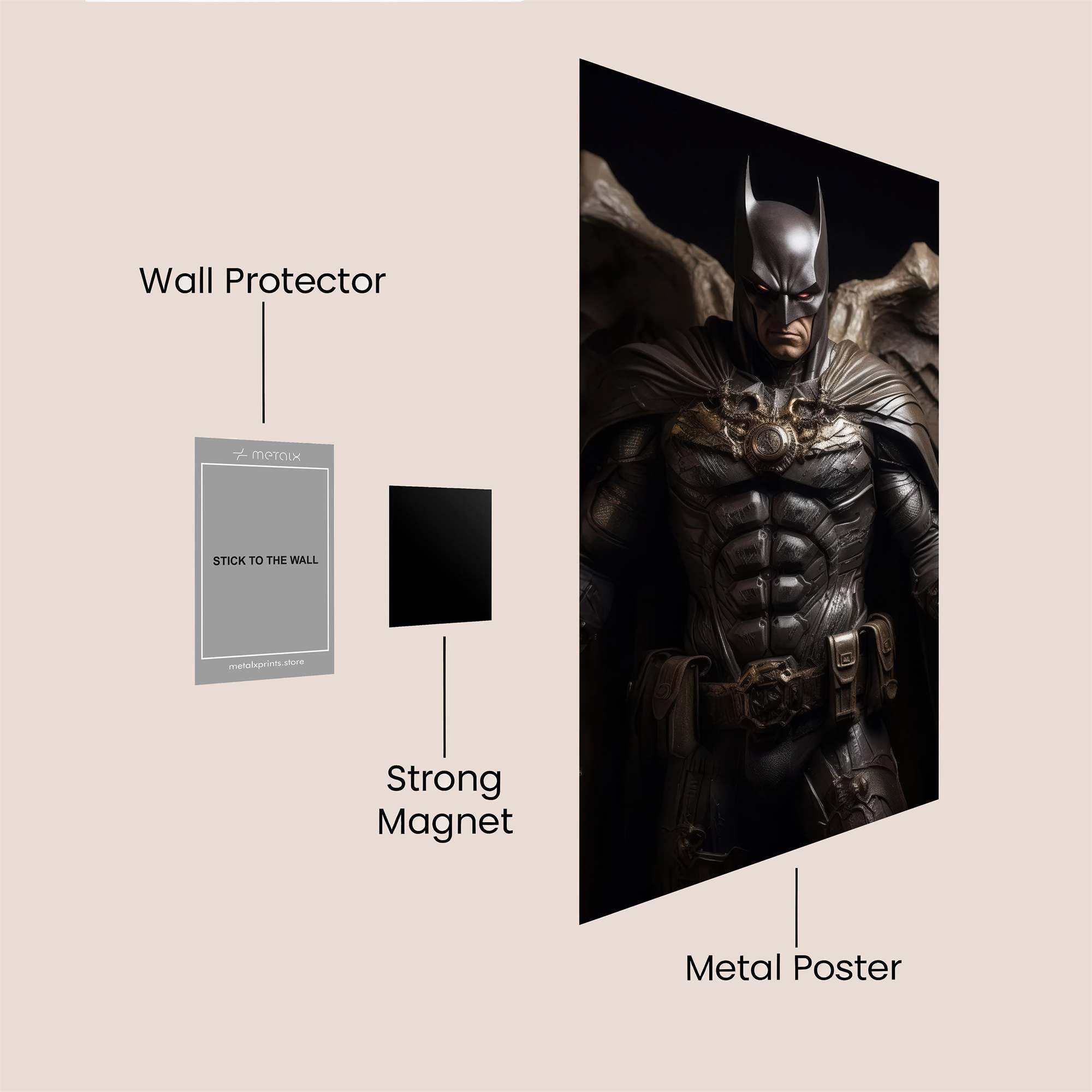Batman Majestic Safe Wall Magnetic / M