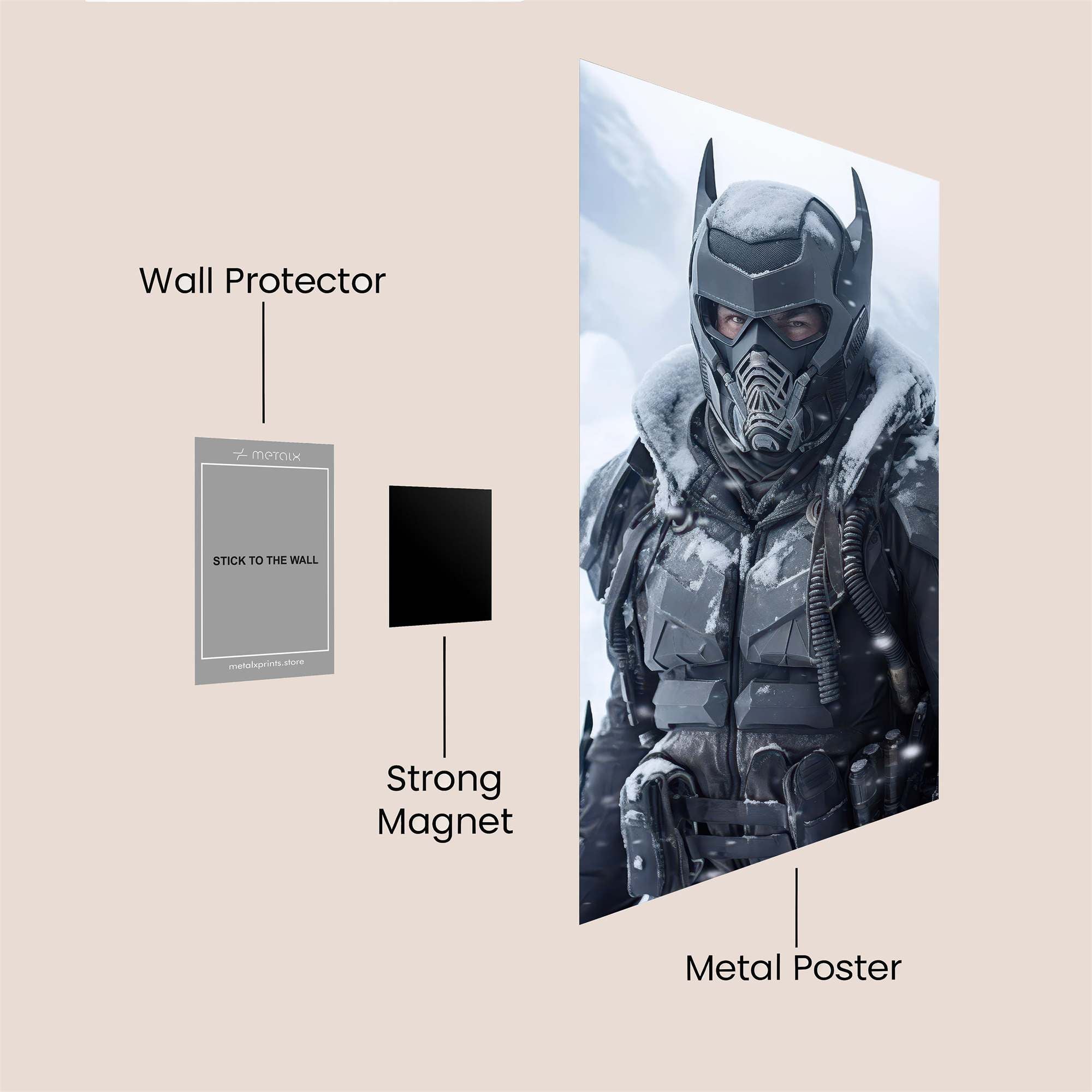 Bane Frigid Safe Wall Magnetic / M