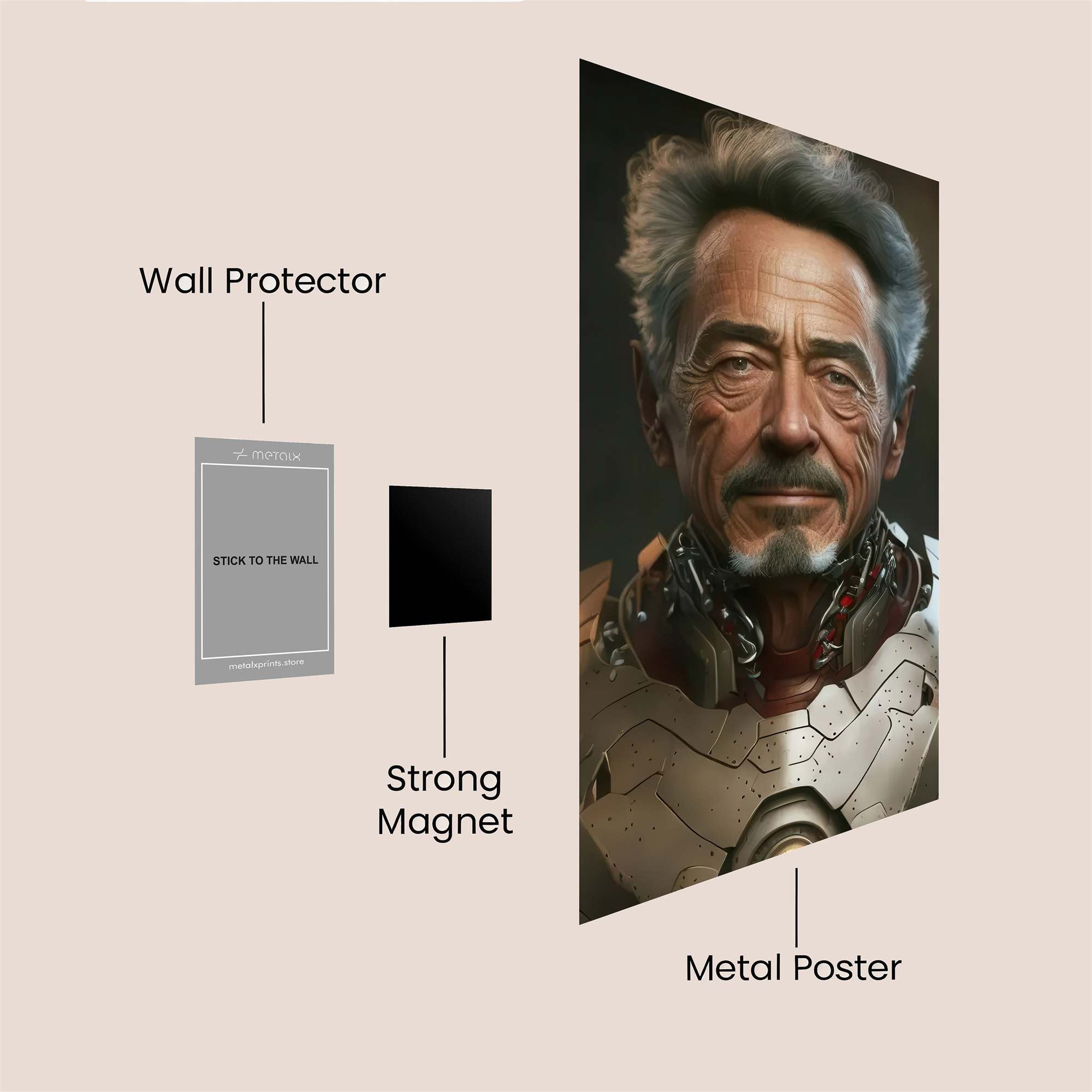 Stark Resilient Safe Wall Magnetic / M