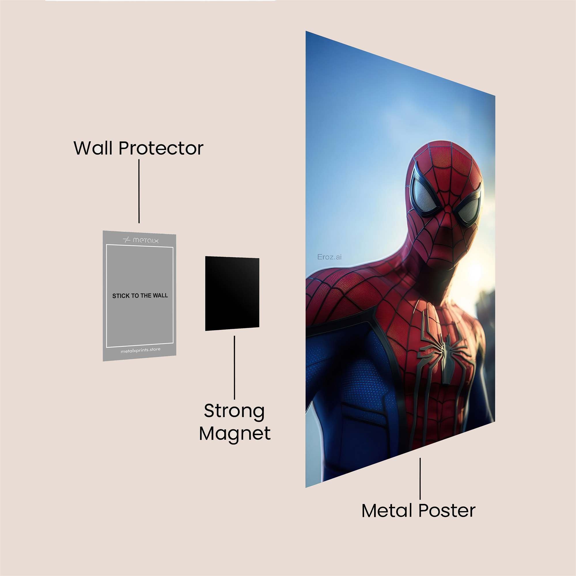 Spider Radiant Safe Wall Magnetic / M