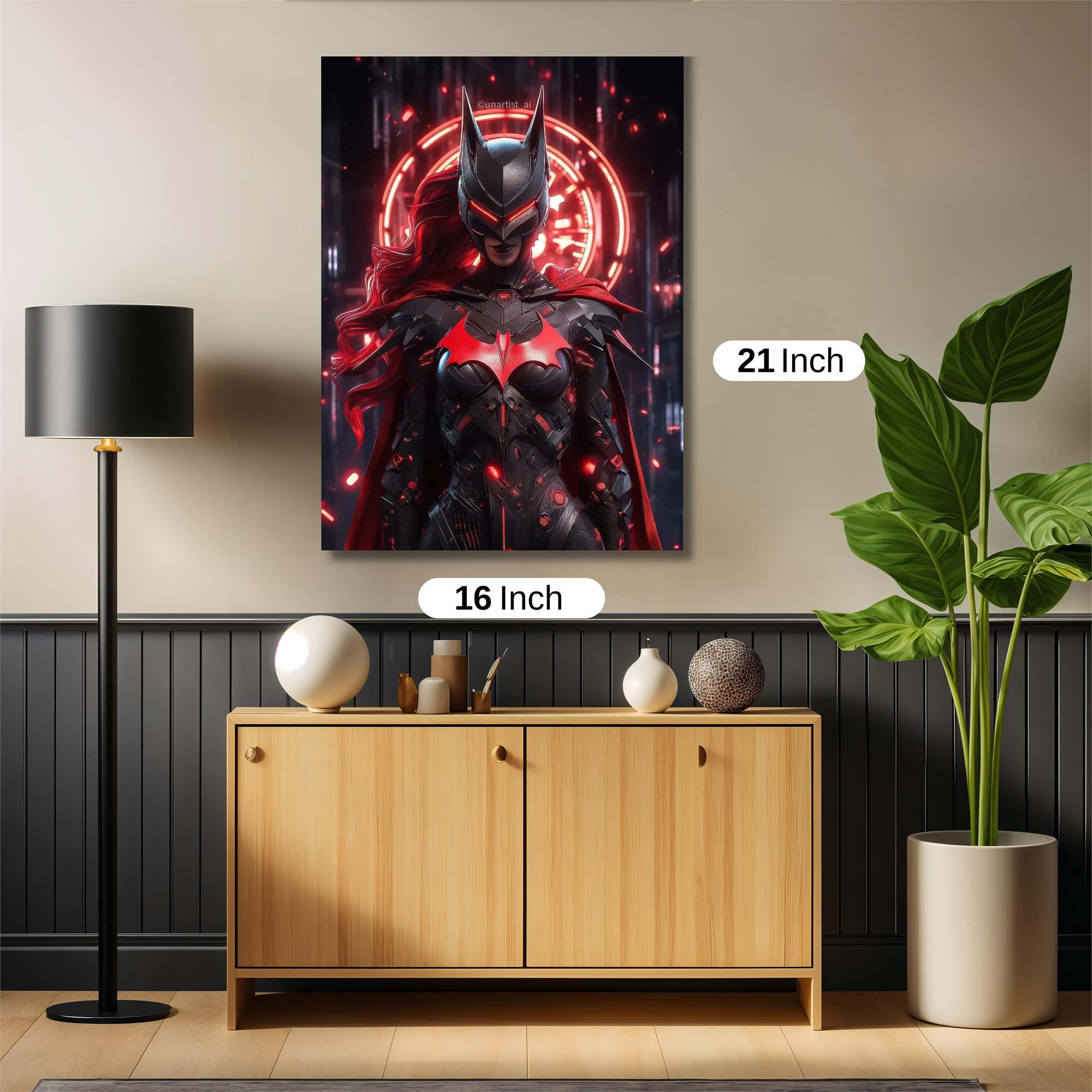 Batwoman Fierce Safe Wall Magnetic / M