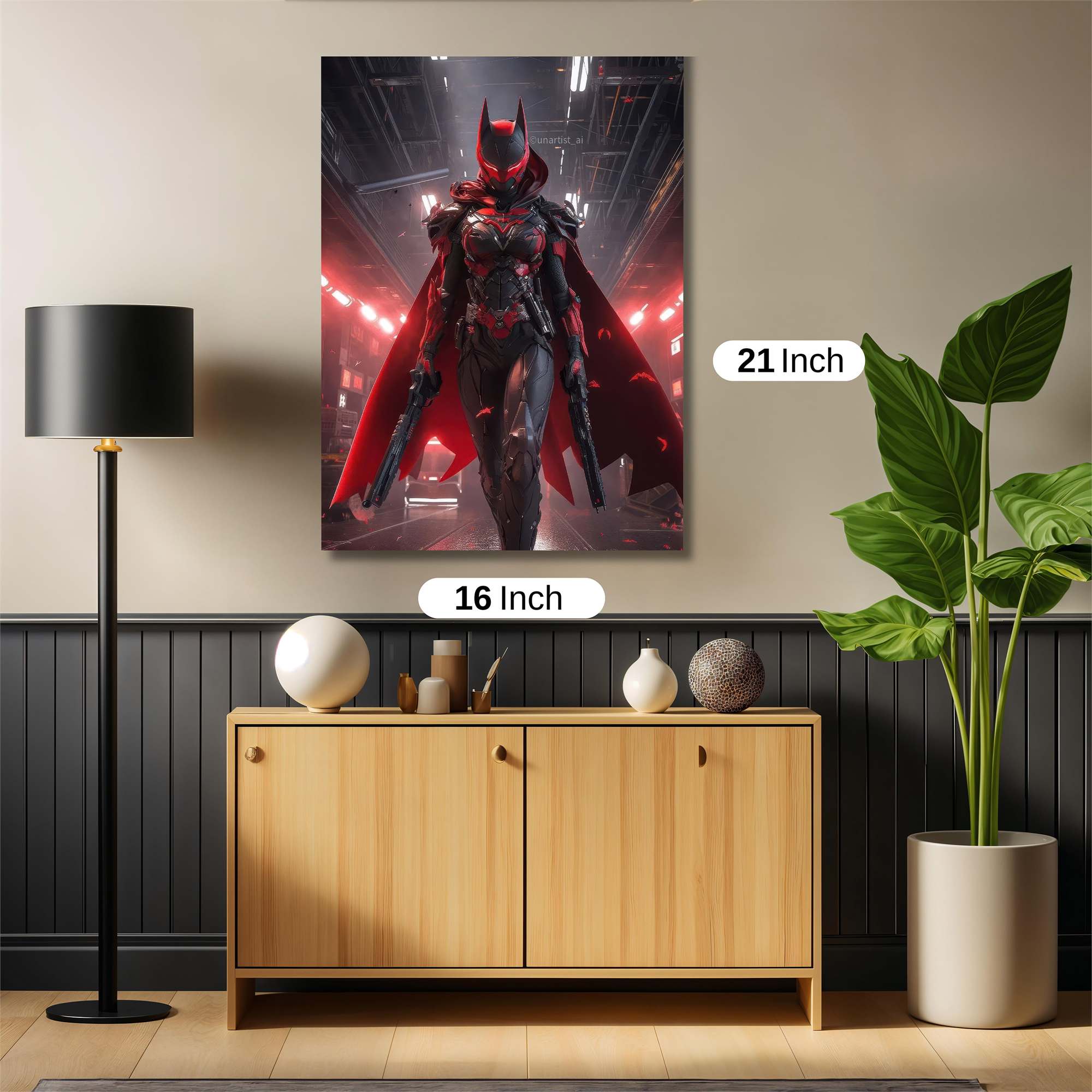 Batwoman Intense Safe Wall Magnetic / M