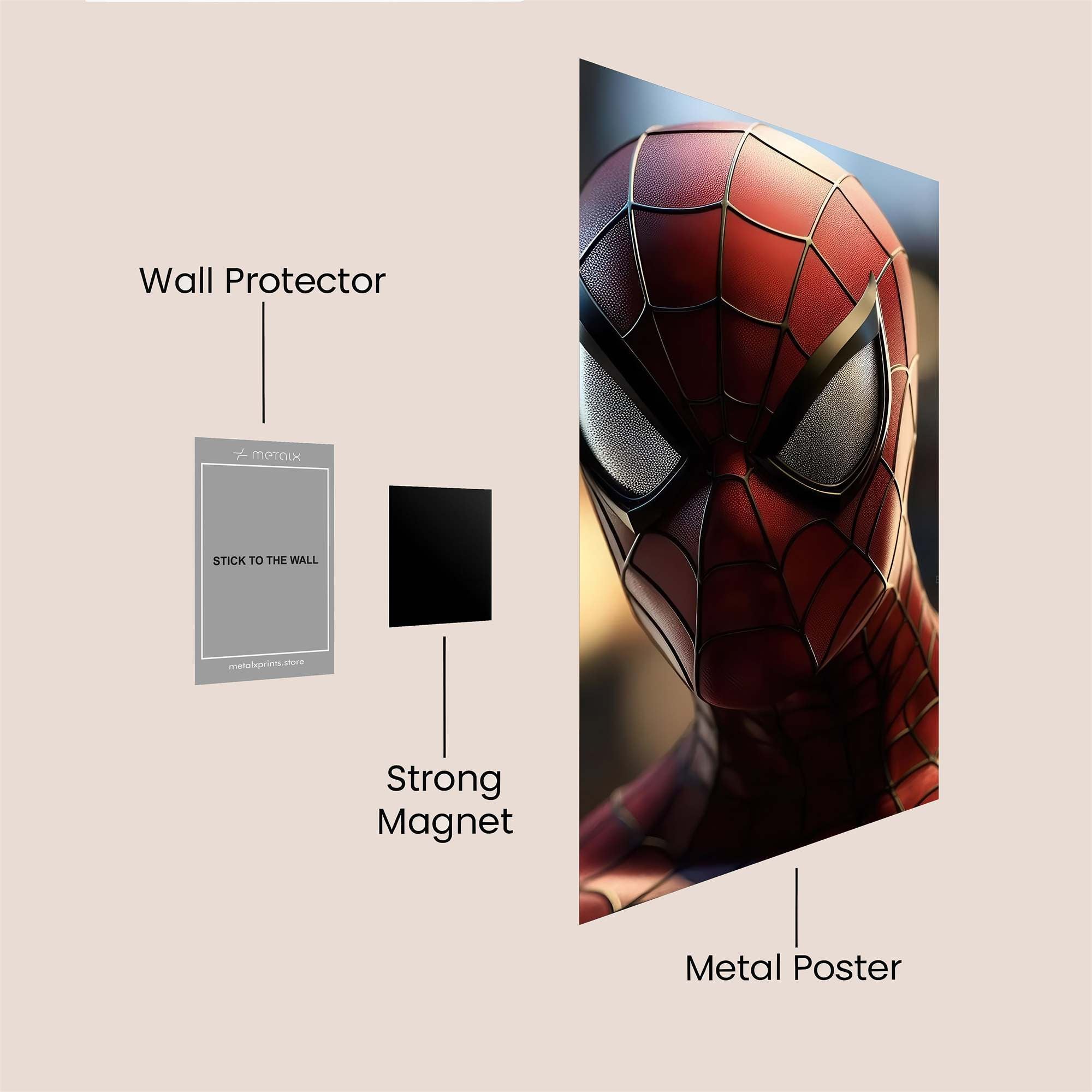 Spider Resolute Safe Wall Magnetic / M