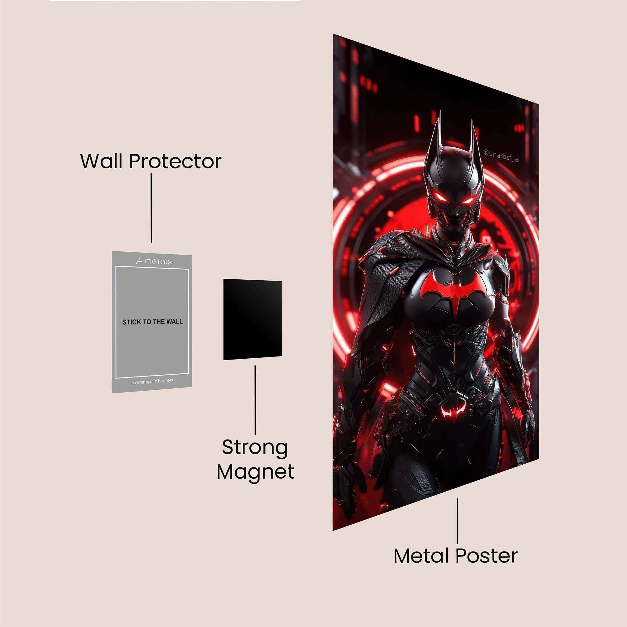 Batwoman Intense Safe Wall Magnetic / M