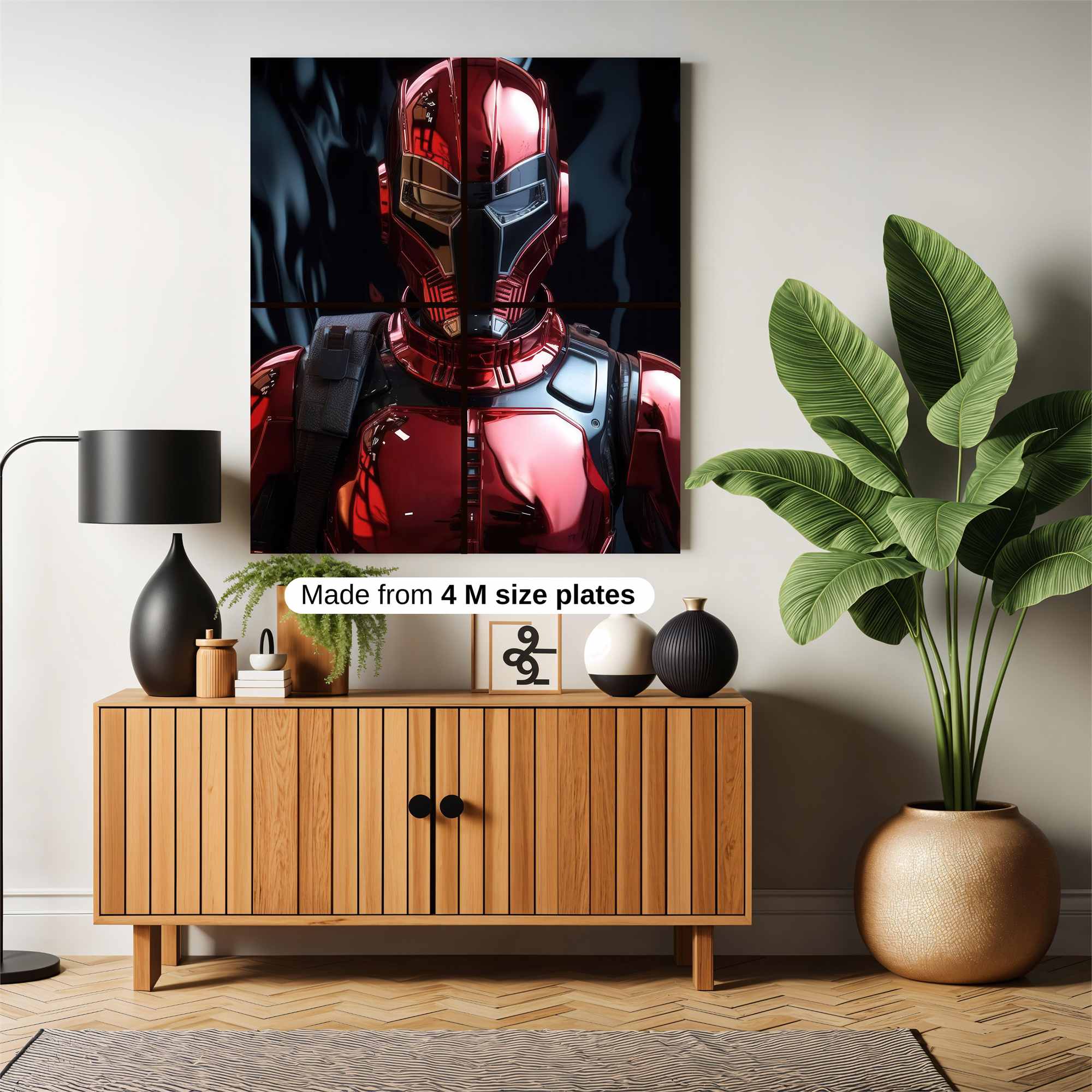 Red Menace Safe Wall Magnetic / M