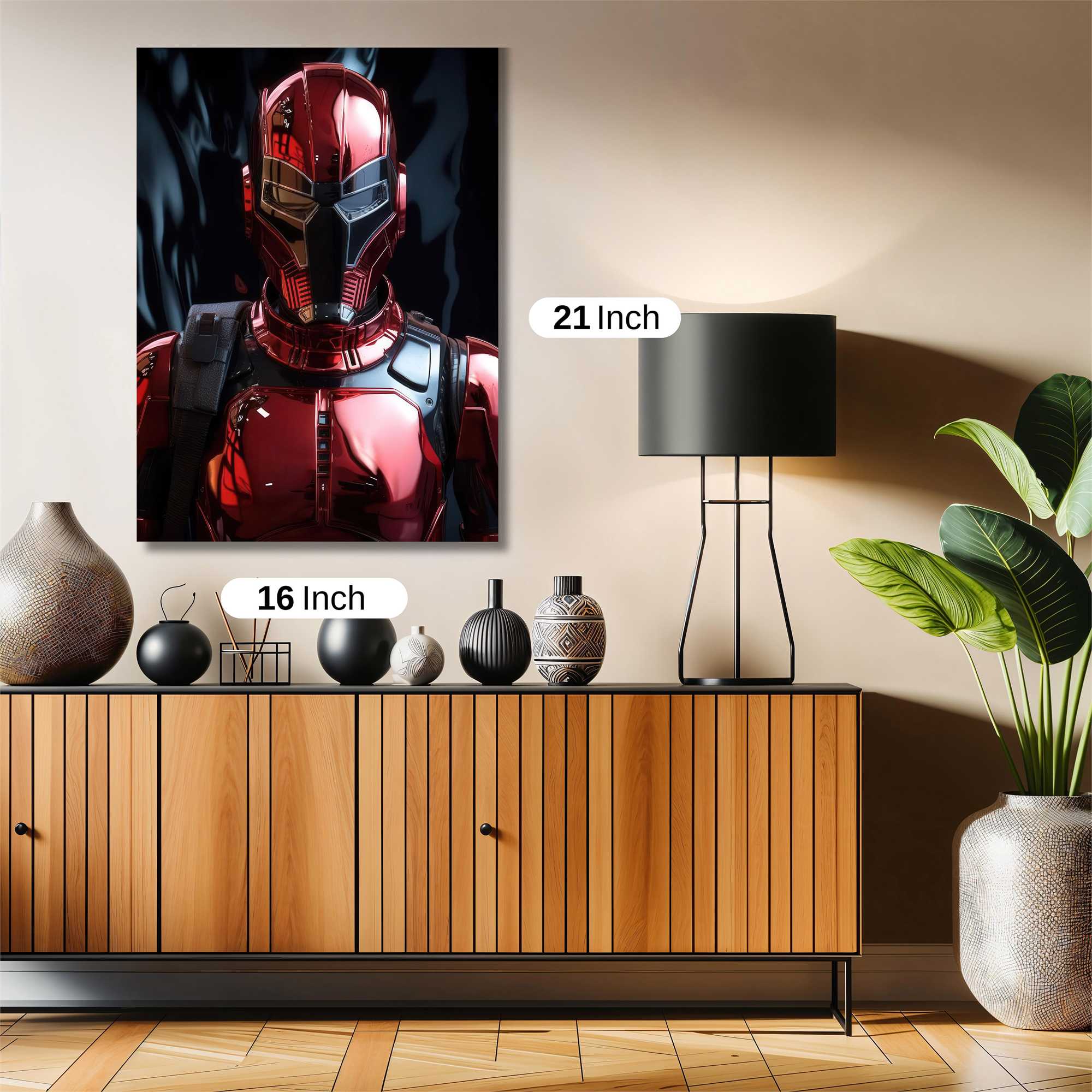 Red Menace Safe Wall Magnetic / M