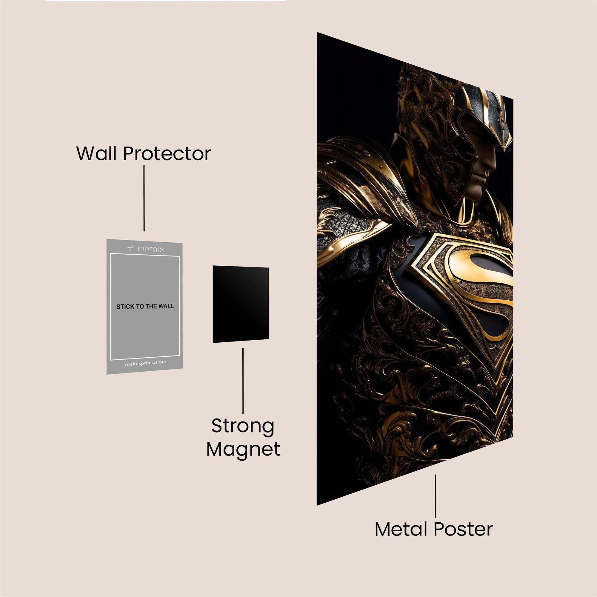 Knightly Valor Safe Wall Magnetic / M