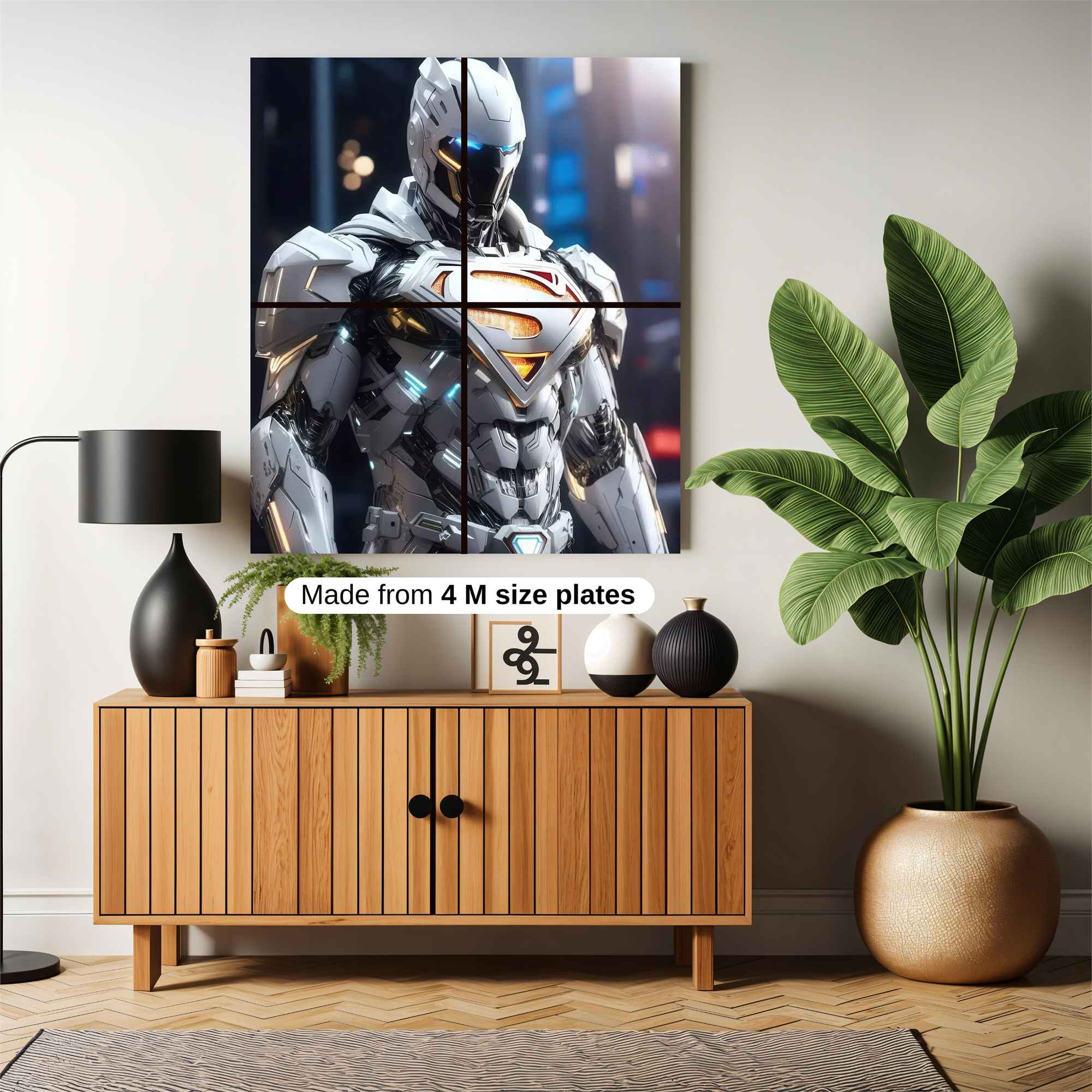 Superman Futuristic Safe Wall Magnetic / M