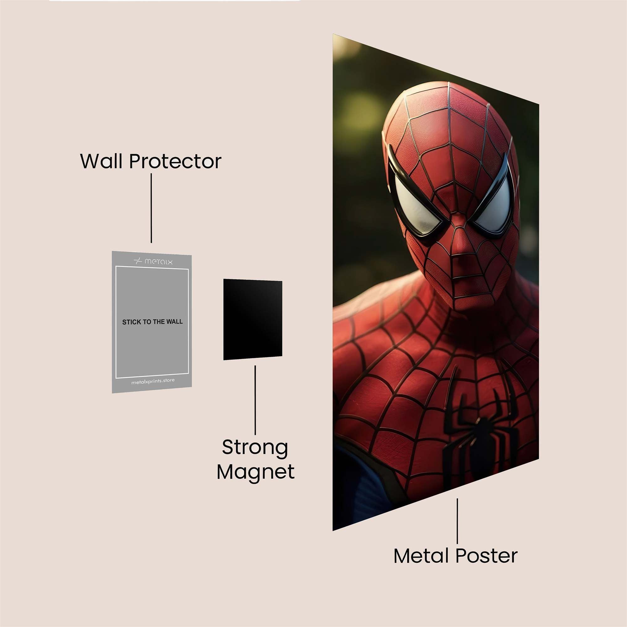 Spider Serene Safe Wall Magnetic / M