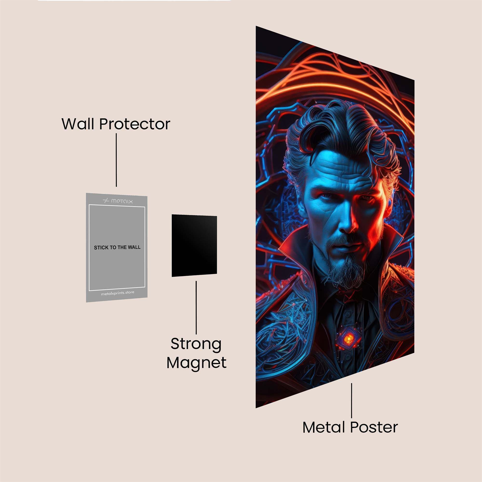 Strange Mystic Safe Wall Magnetic / M