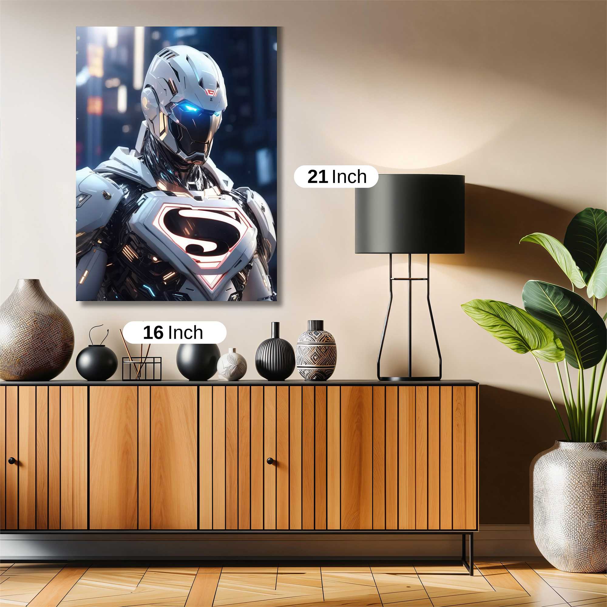 Superman Futuristic Safe Wall Magnetic / M