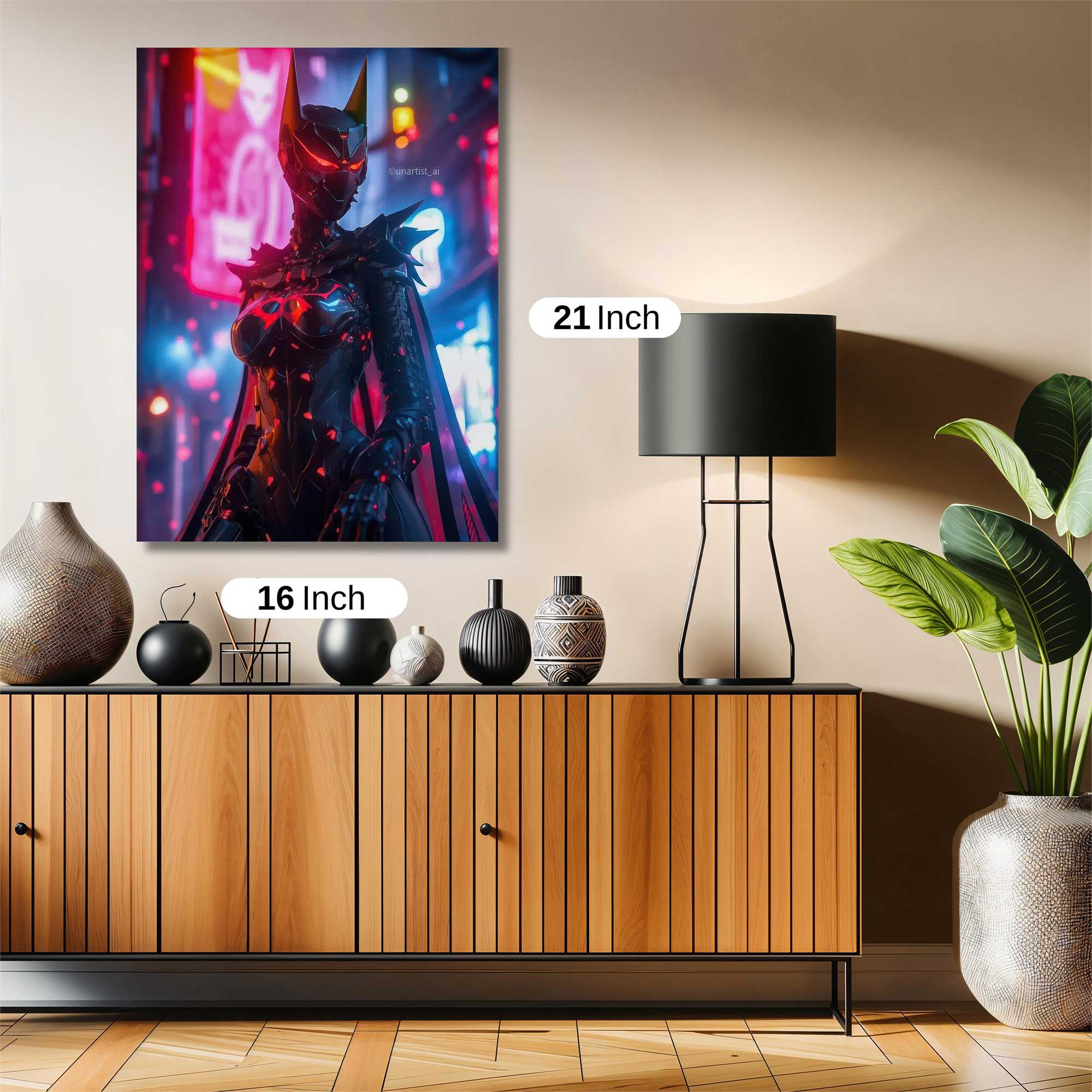 Batwoman Neon Safe Wall Magnetic / M