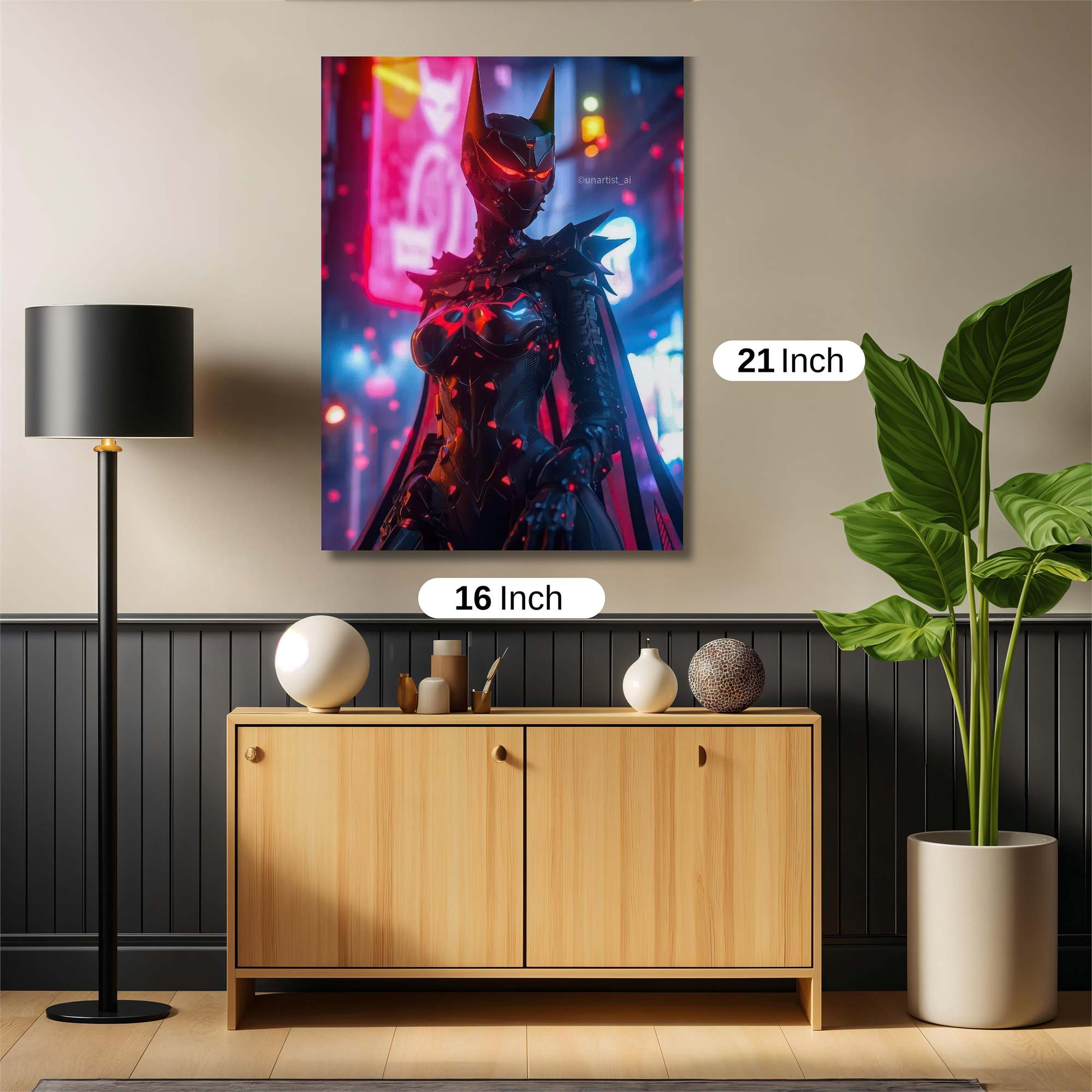 Batwoman Neon Safe Wall Magnetic / M