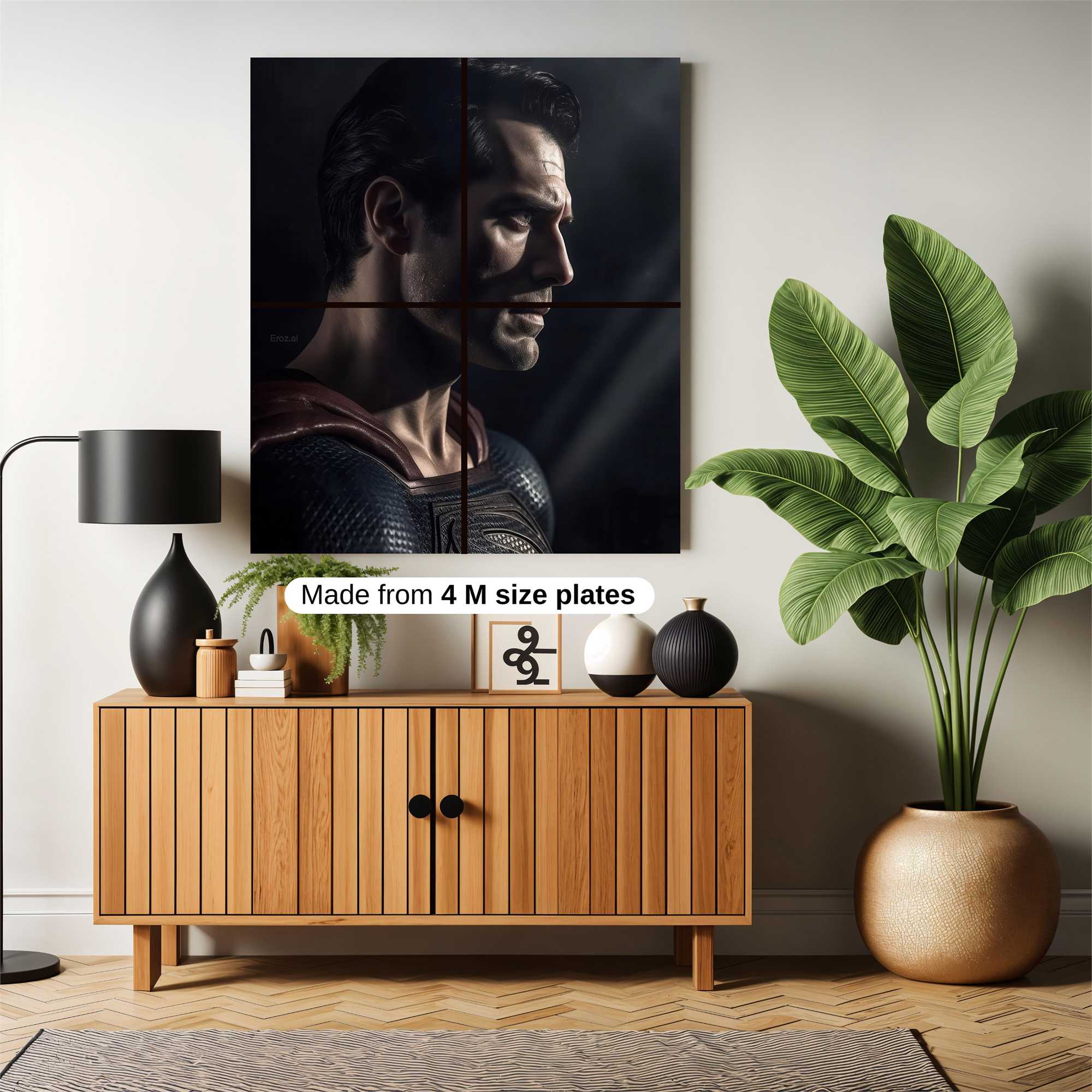 Superman Somber Safe Wall Magnetic / M