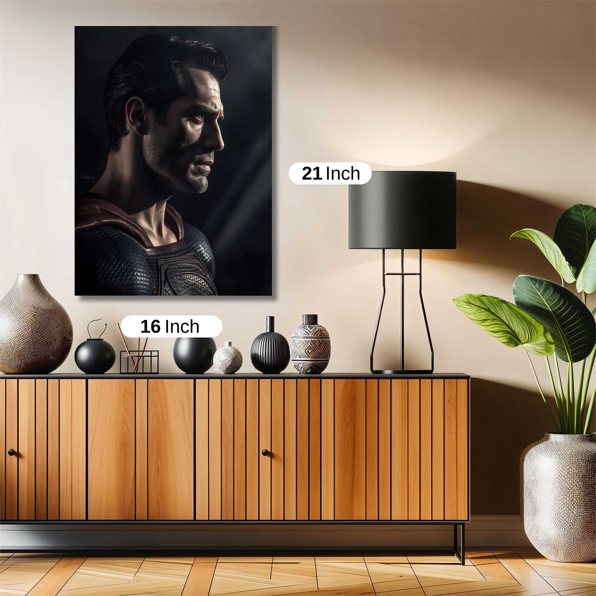 Superman Somber Safe Wall Magnetic / M