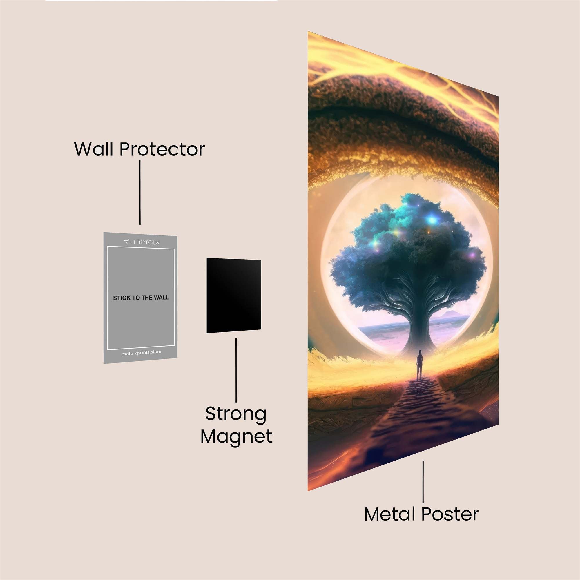 Tree Dreamscape Safe Wall Magnetic / M