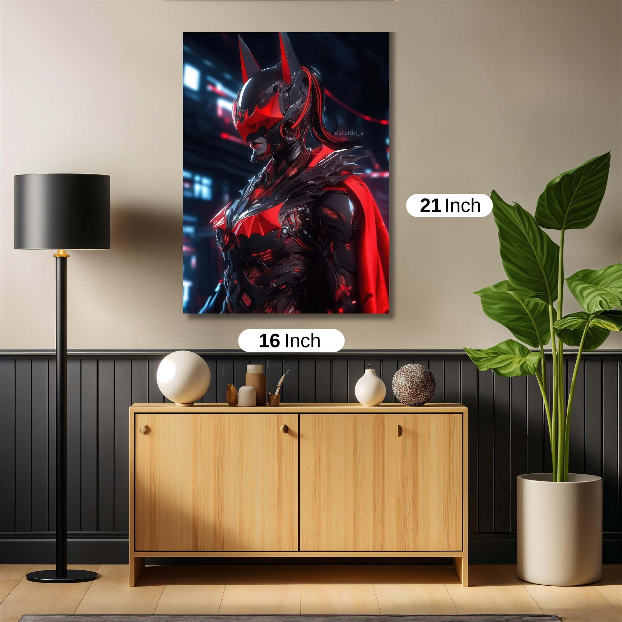 Batwoman Intense Safe Wall Magnetic / M