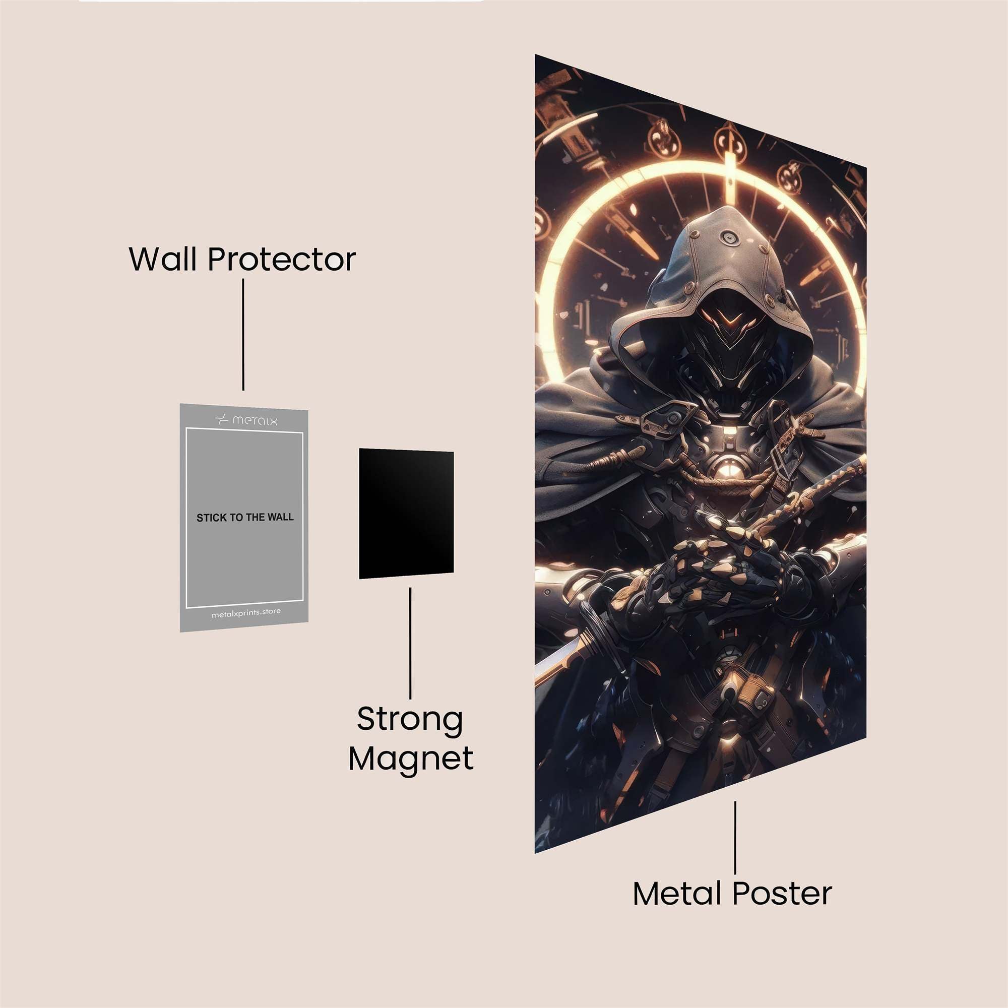 Cyber Mystic Safe Wall Magnetic / M