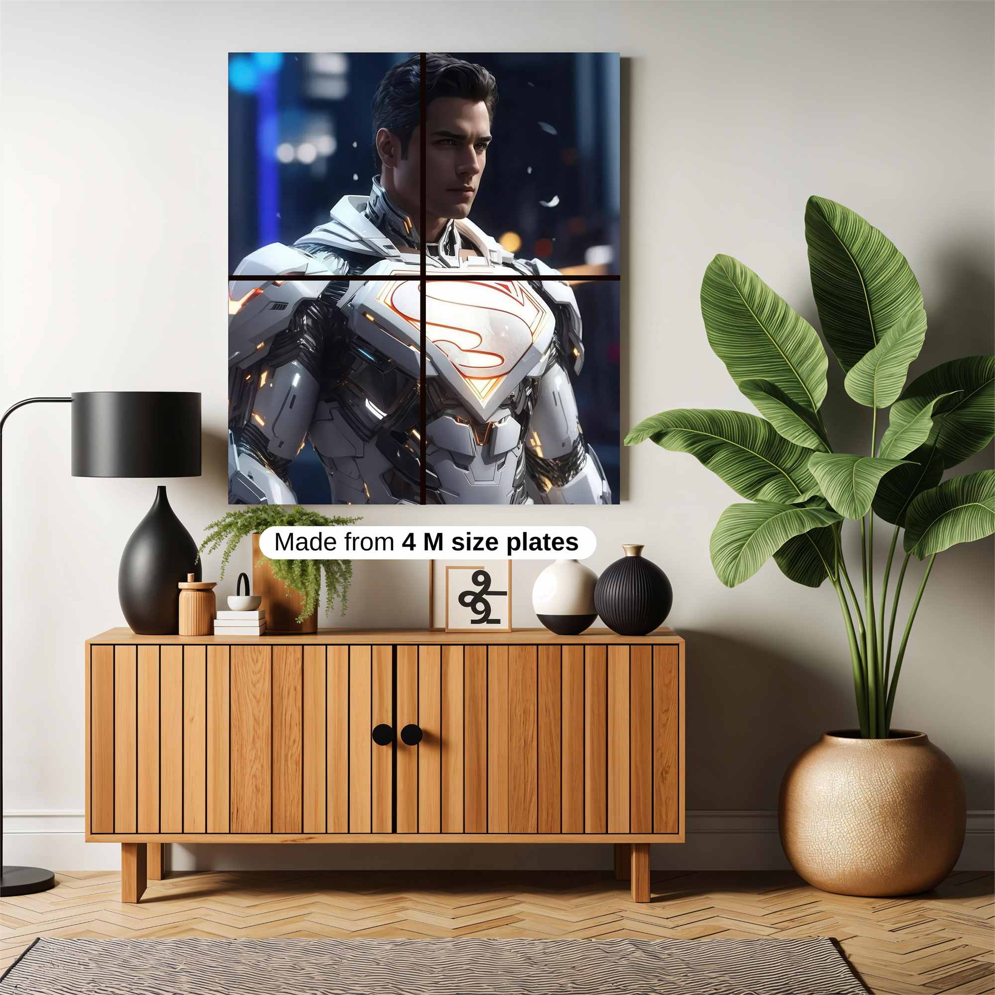 Superman Resolute Safe Wall Magnetic / M