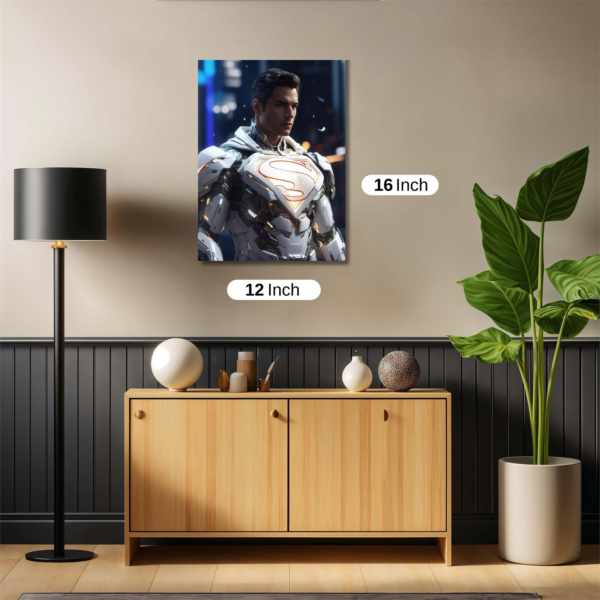 Superman Resolute Safe Wall Magnetic / M