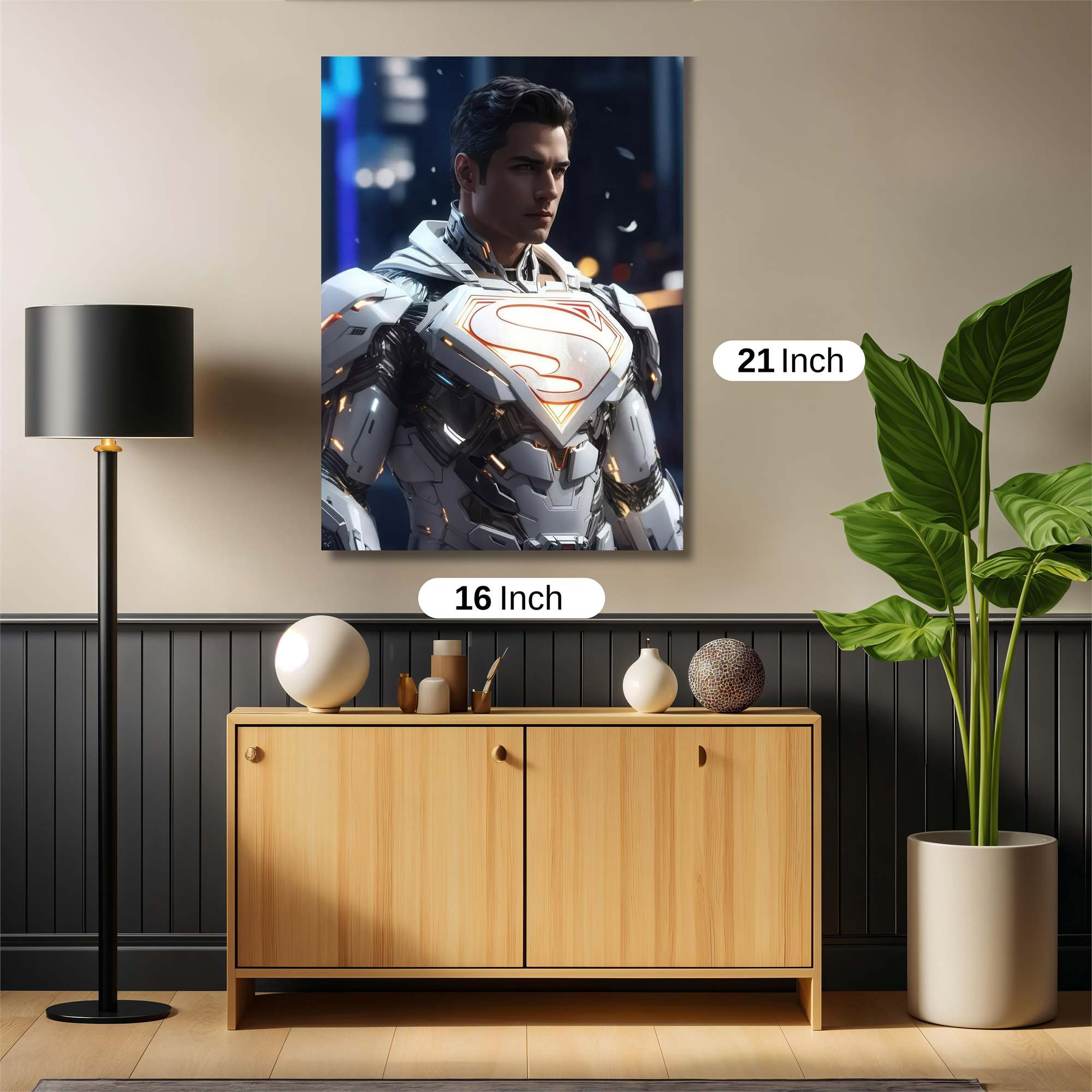 Superman Resolute Safe Wall Magnetic / M