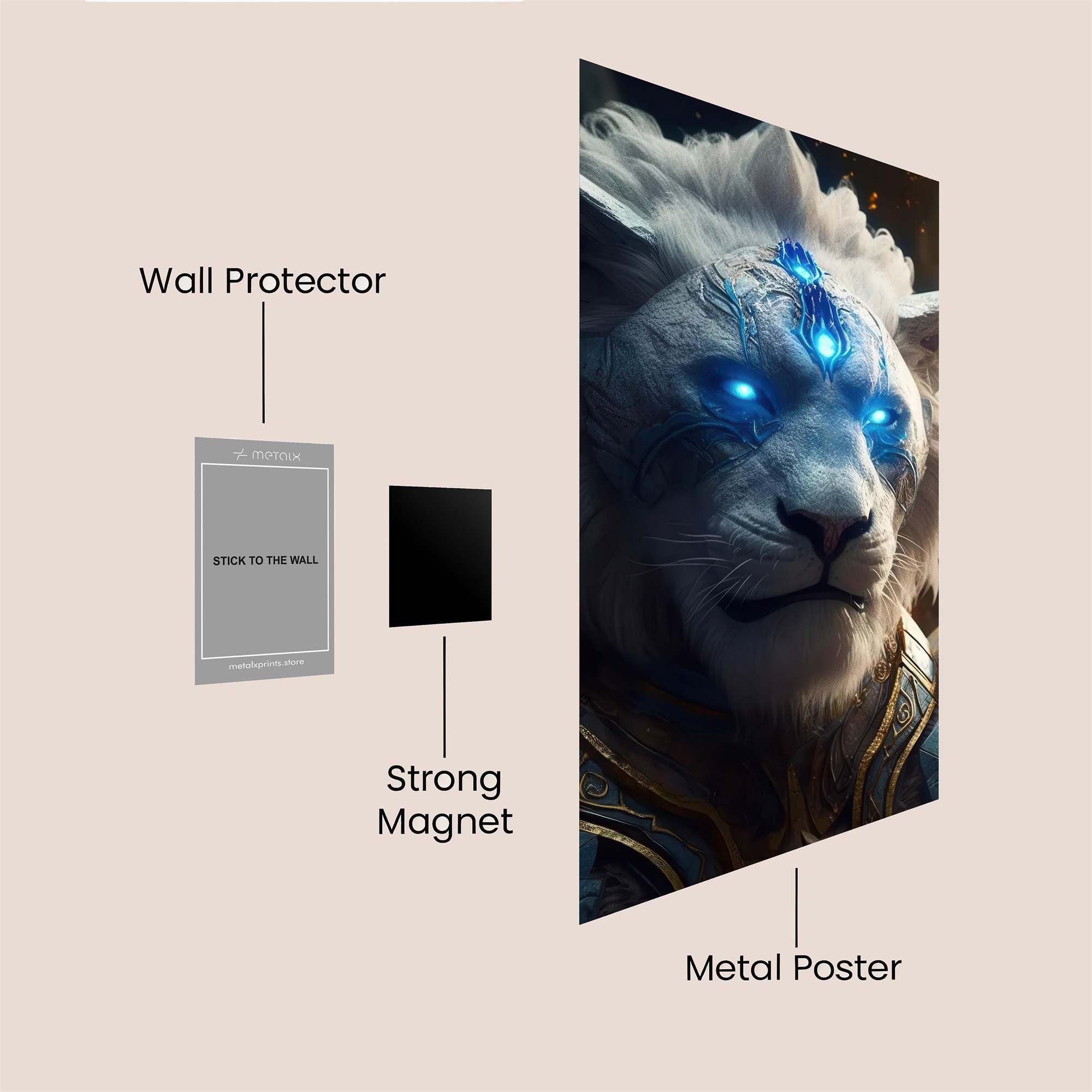 Aslan Majestic Safe Wall Magnetic / M