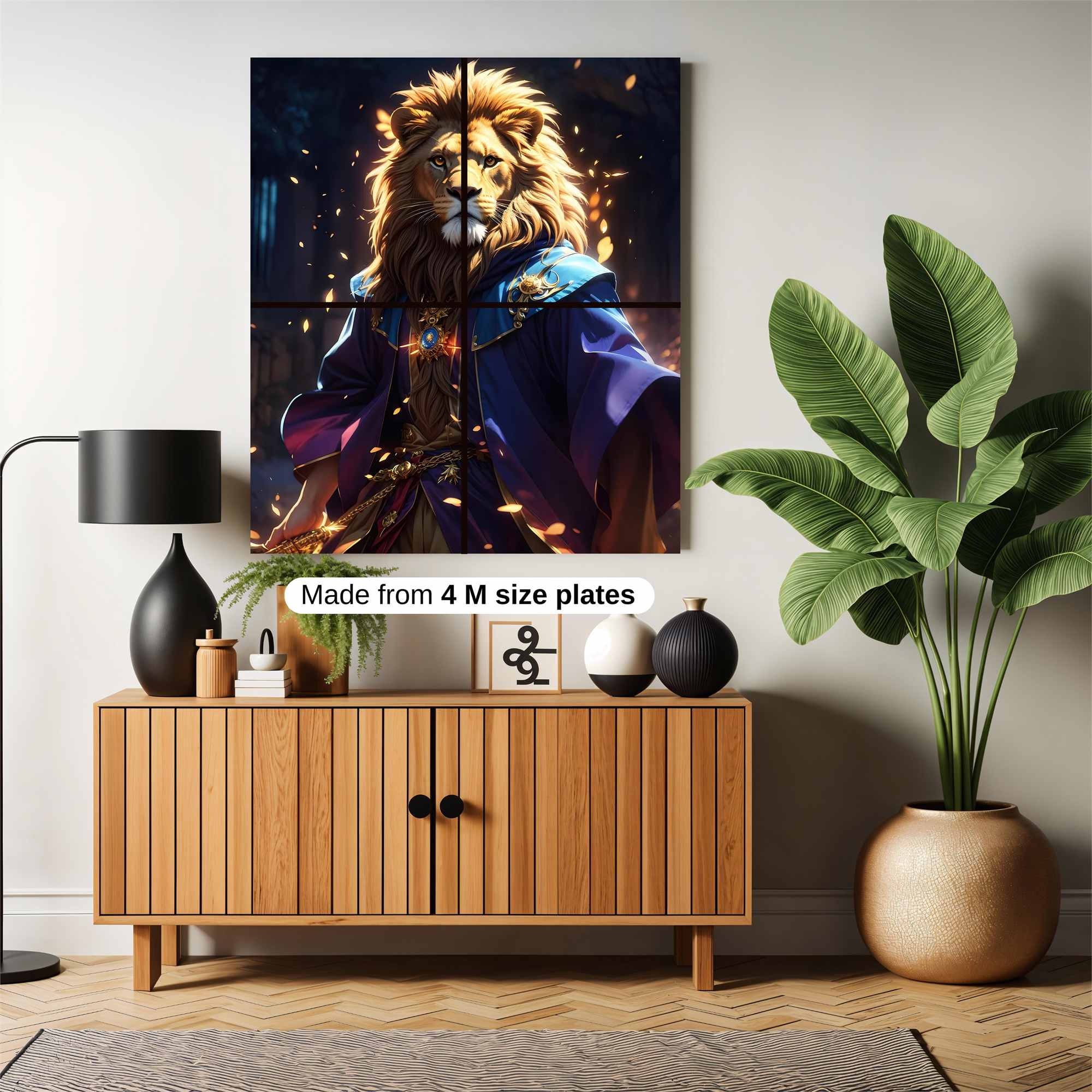 Lion Majestic Safe Wall Magnetic / M