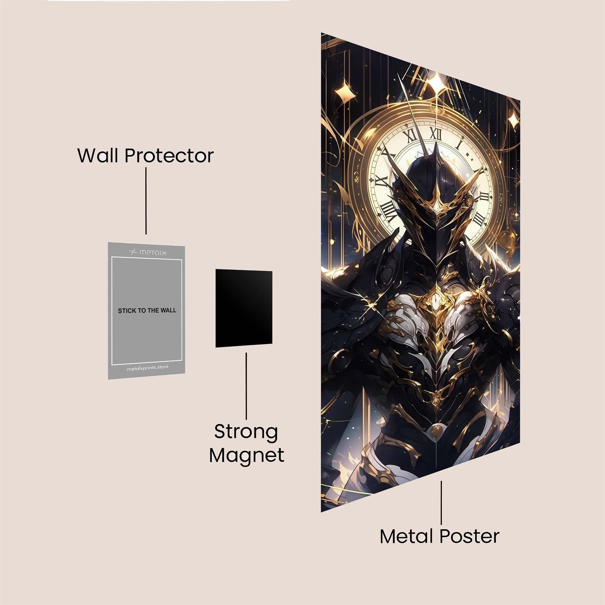Knight Eclipsed Safe Wall Magnetic / M