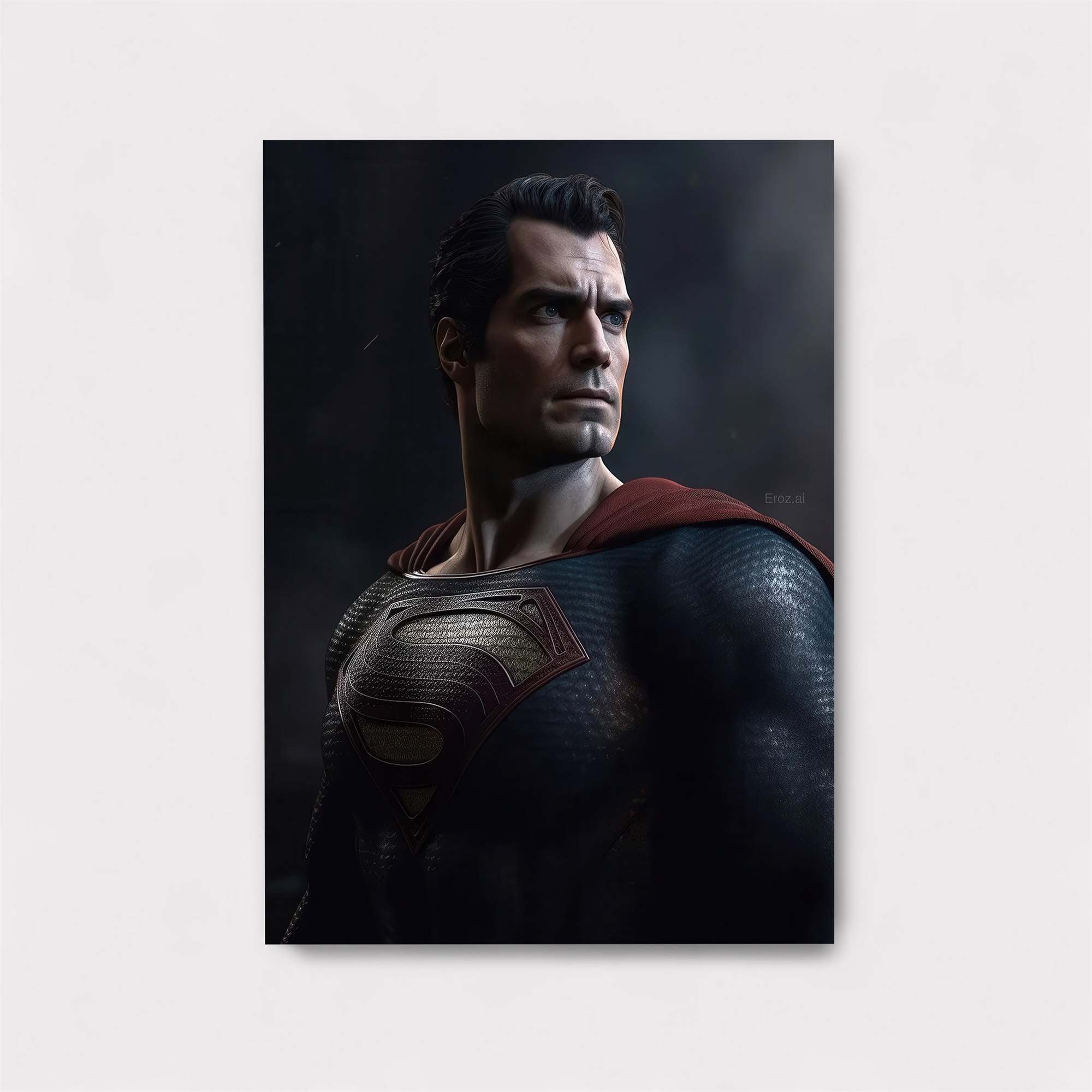 Superman Brooding Safe Wall Magnetic / M