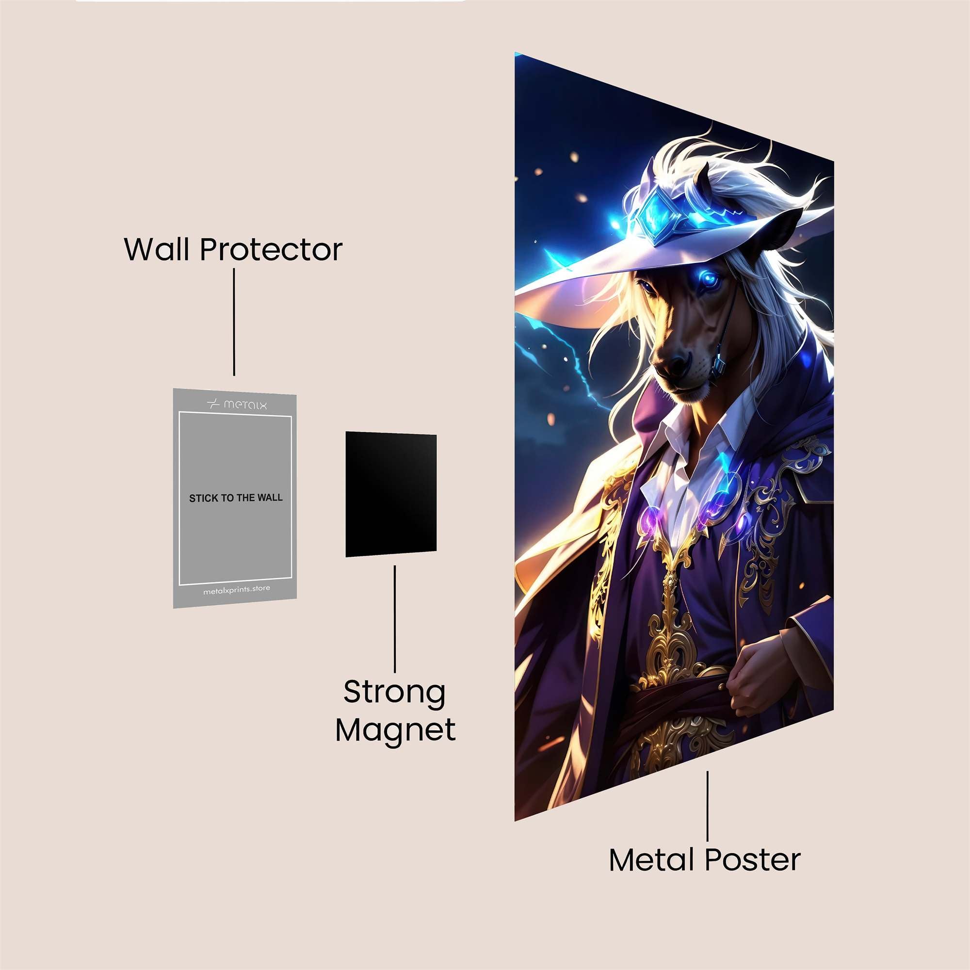 Thunder Mage Safe Wall Magnetic / M