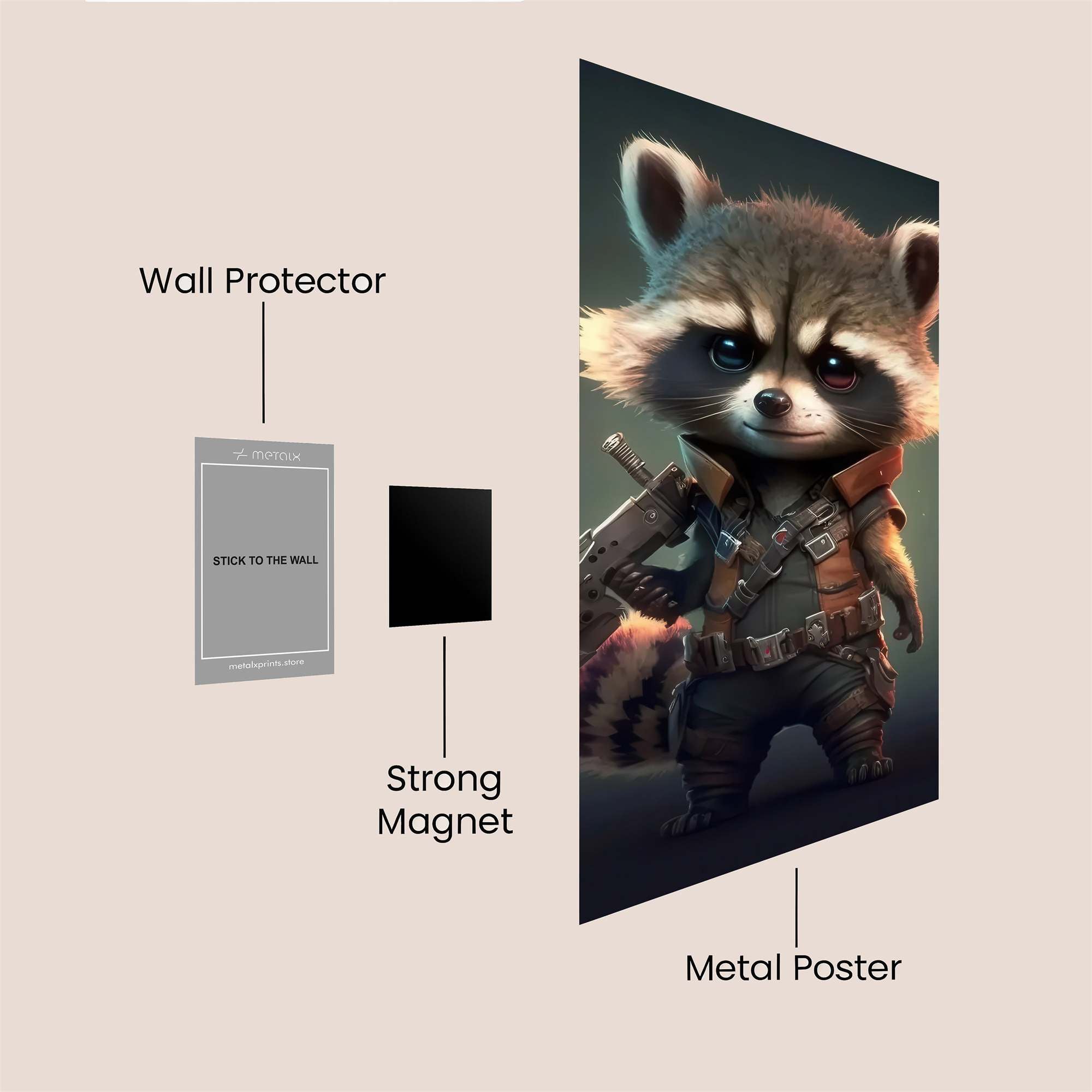 Rocket Resolute Safe Wall Magnetic / M