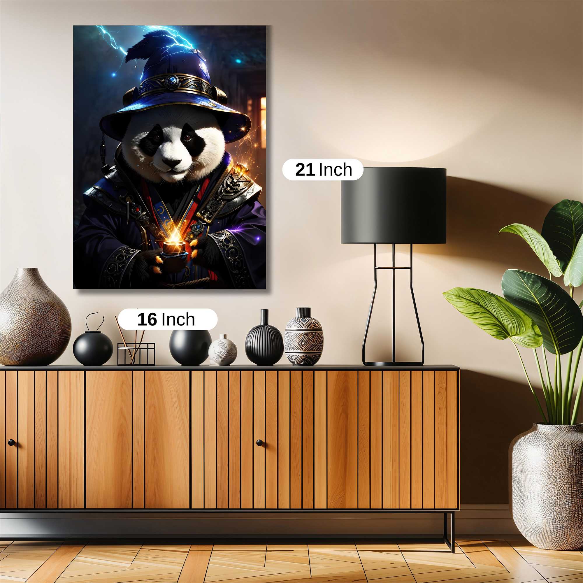Panda Sorcerer Safe Wall Magnetic / M