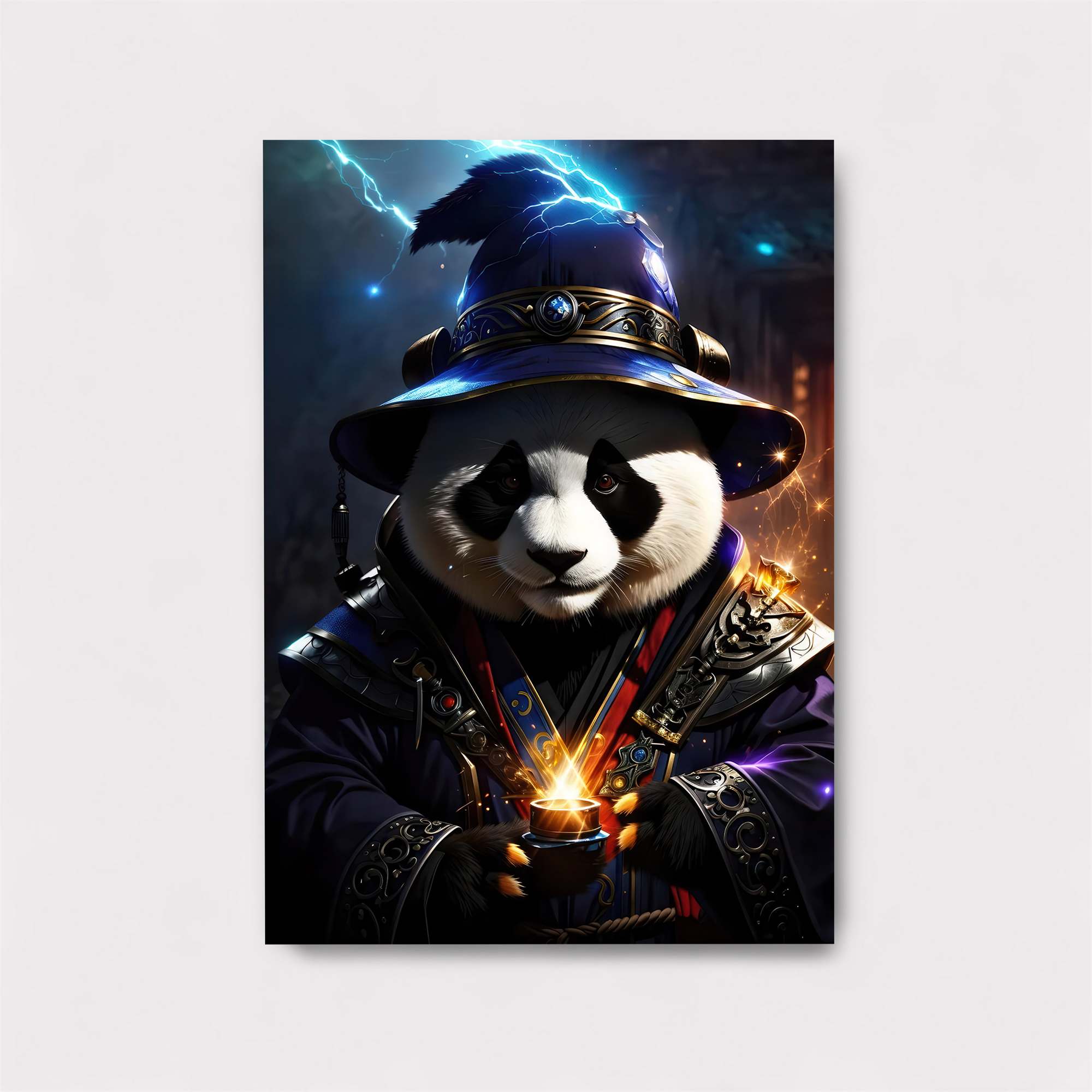 Panda Sorcerer Safe Wall Magnetic / M