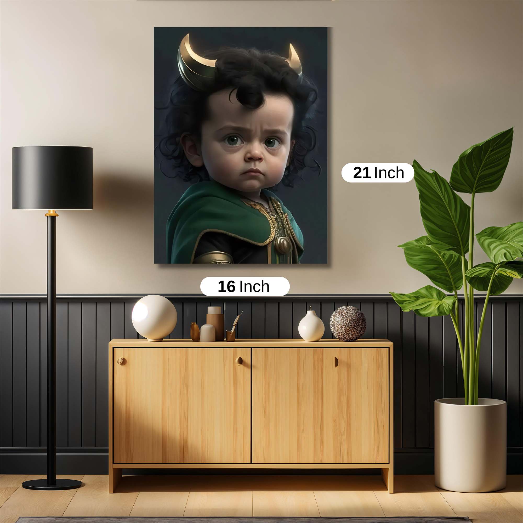 Loki Pout Safe Wall Magnetic / M